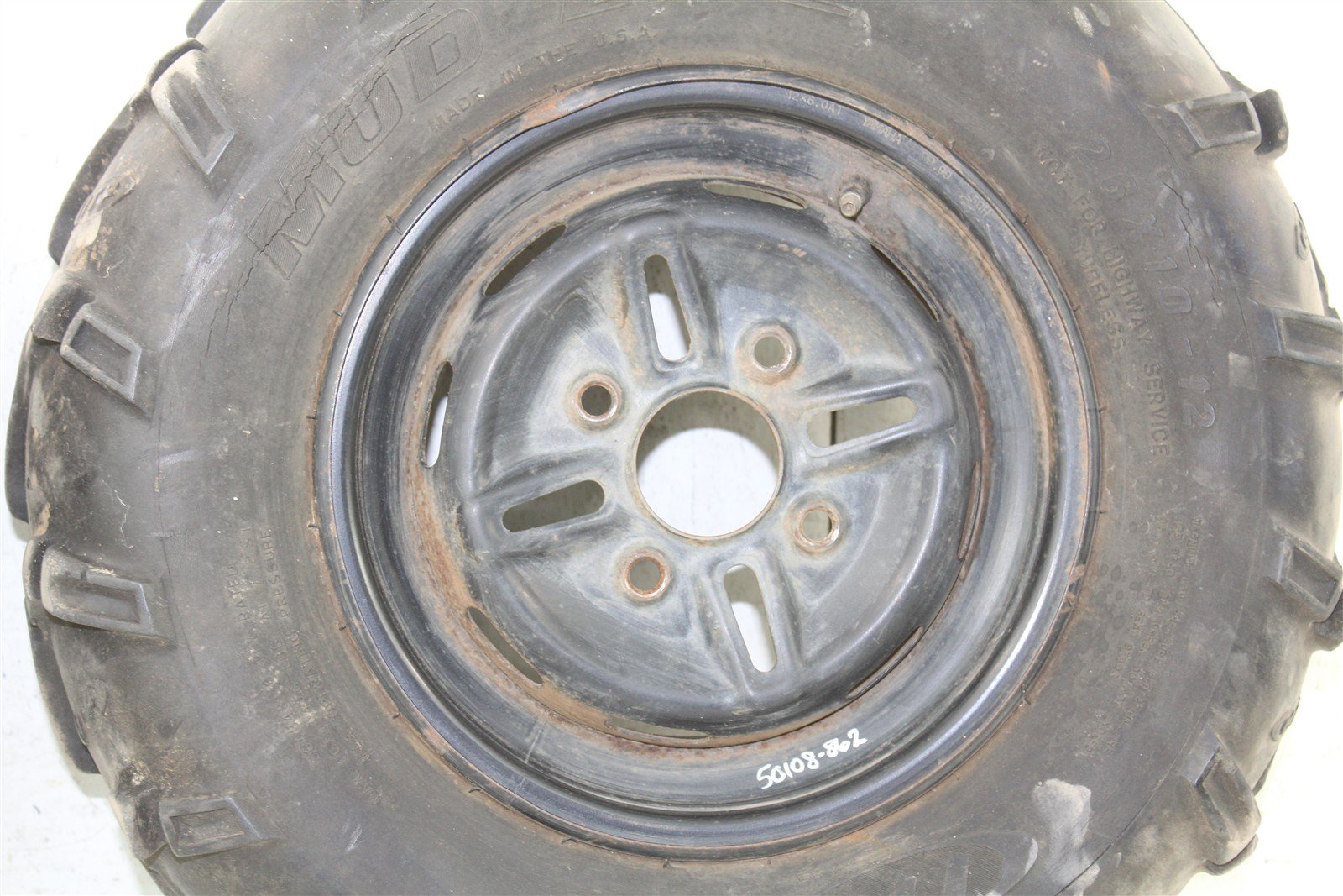 1999 Yamaha Big Bear 350 4x4 Front Wheel Set Rims 50108