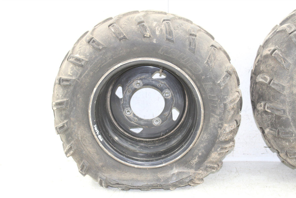 2003 Kawasaki Prairie 650 4x4 Rear Wheel Set Rims 24054