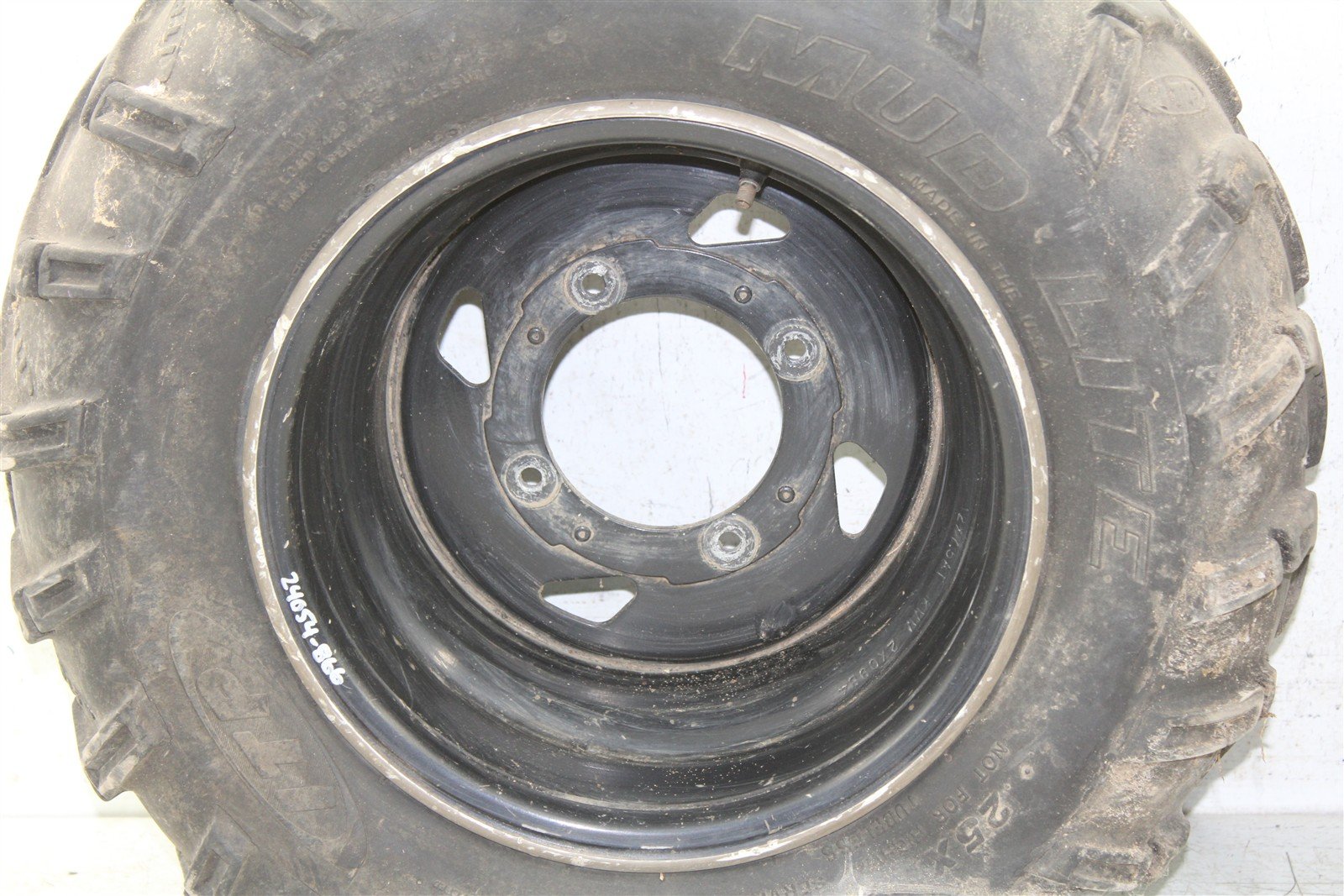 2003 Kawasaki Prairie 650 4x4 Rear Wheel Set Rims 24054