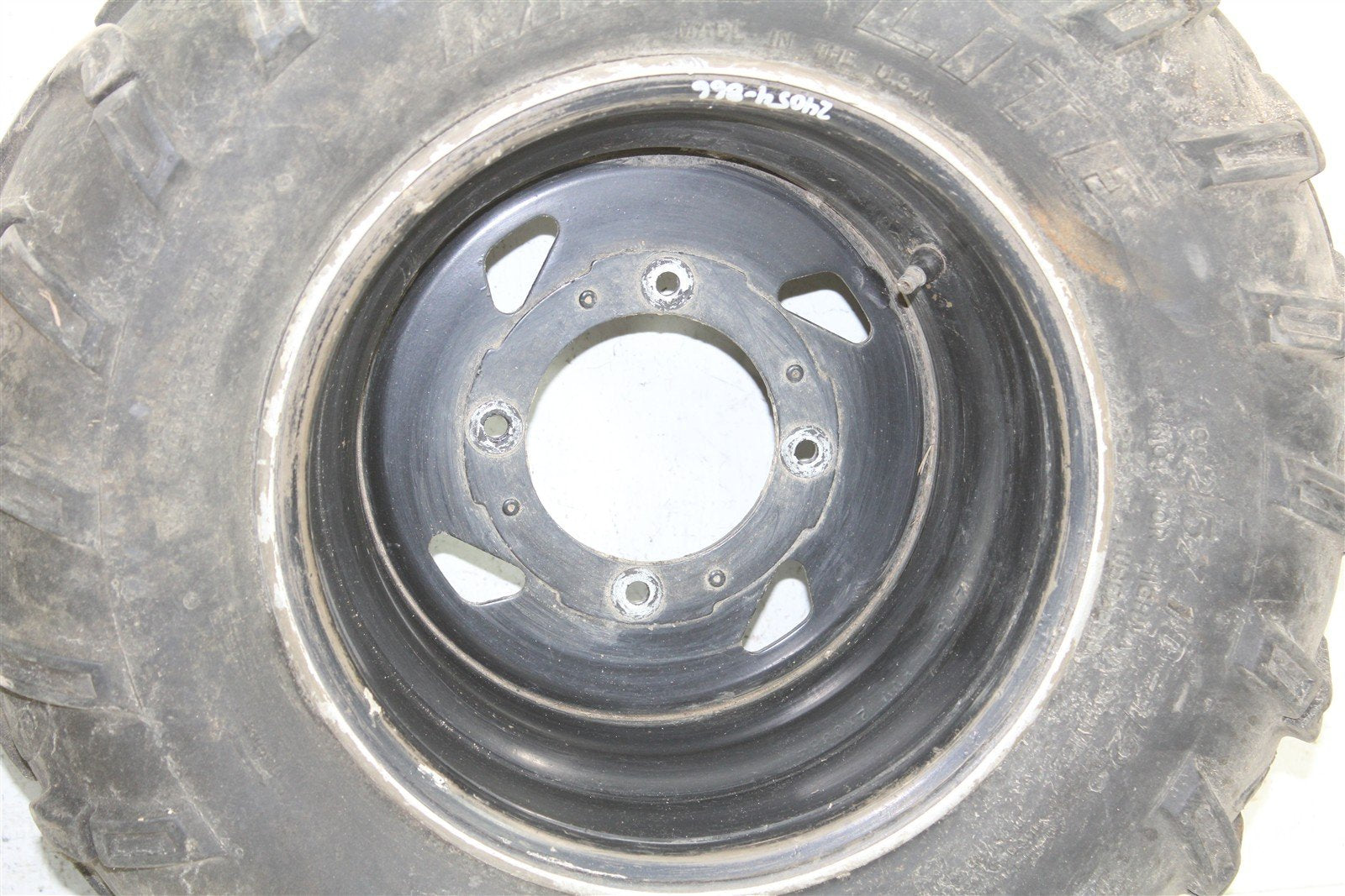 2003 Kawasaki Prairie 650 4x4 Rear Wheel Set Rims 24054
