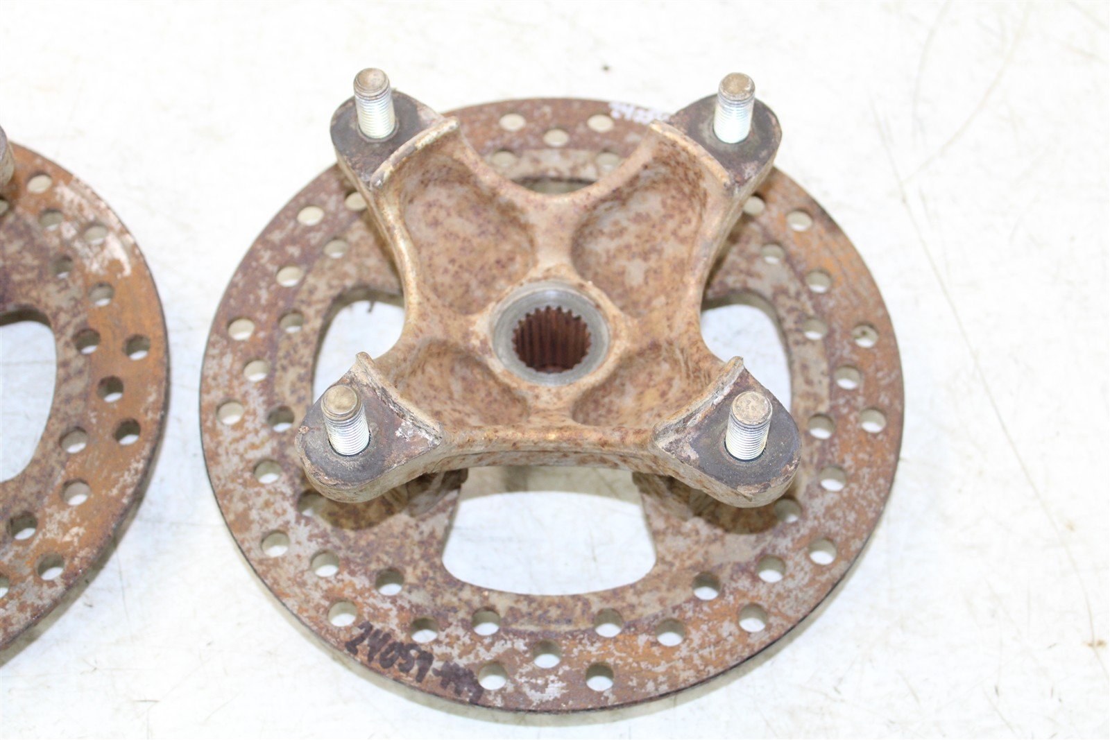 2003 Kawasaki Prairie 650 4x4 Front Hubs Brake Rotors 24054