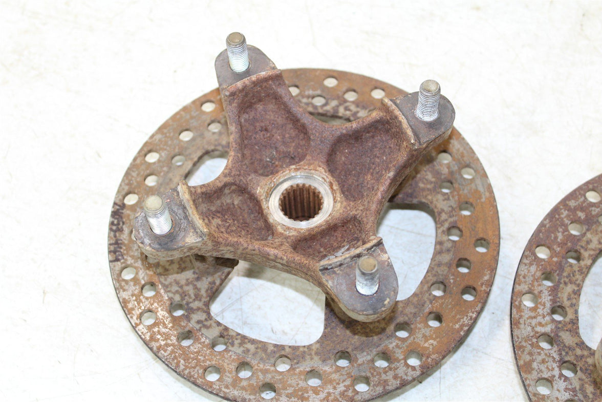 2003 Kawasaki Prairie 650 4x4 Front Hubs Brake Rotors 24054