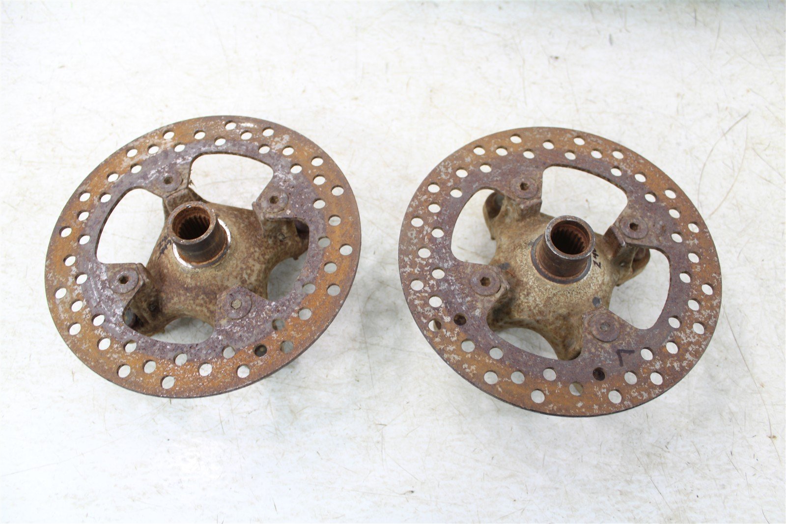 2003 Kawasaki Prairie 650 4x4 Front Hubs Brake Rotors 24054