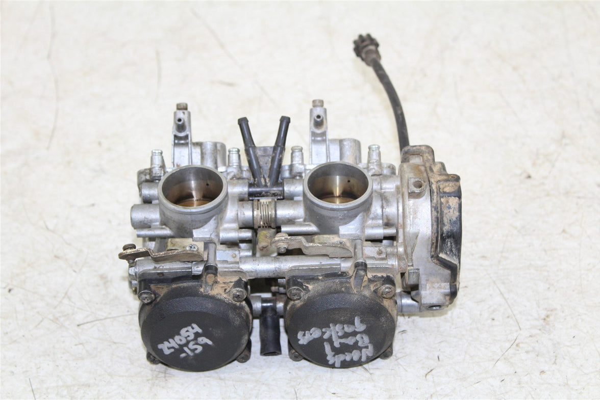 2003 Kawasaki Prairie 650 4x4 Keihin Carburetors Carbs Fuel Intake 24054