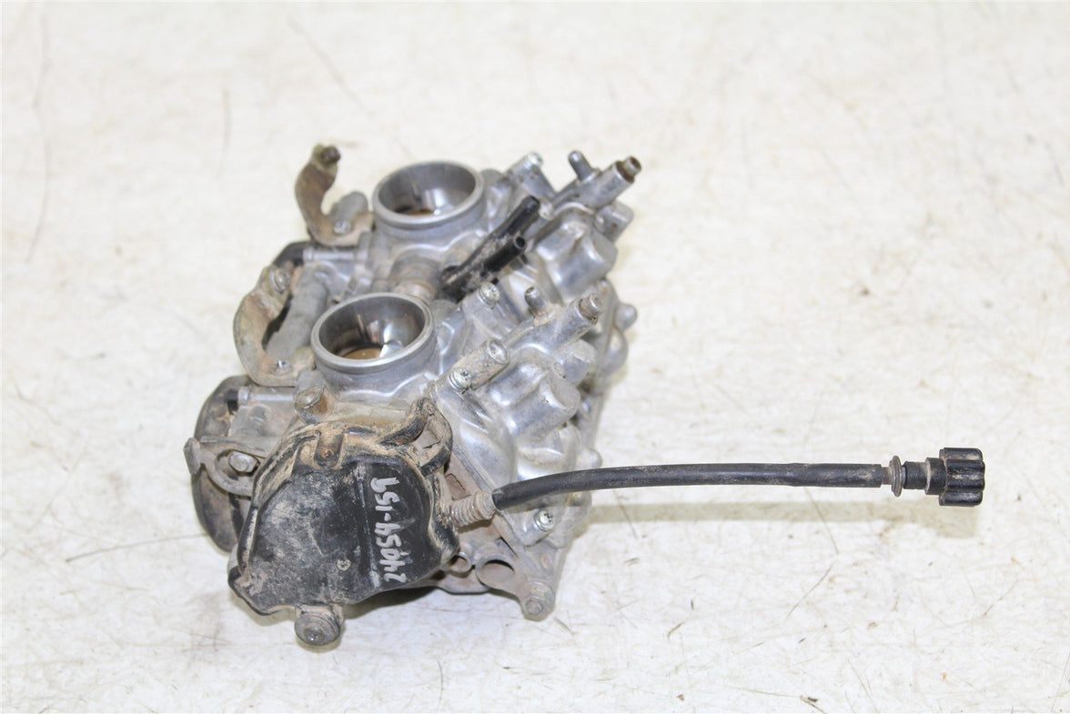 2003 Kawasaki Prairie 650 4x4 Keihin Carburetors Carbs Fuel Intake 24054