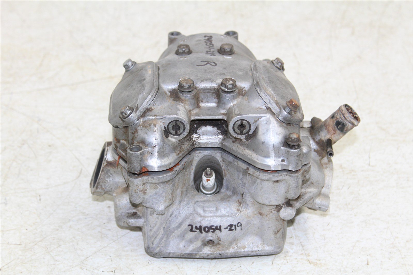 2003 Kawasaki Prairie 650 4x4 Rear Cylinder Head Valve Cover w/ Rocker Arm 24054