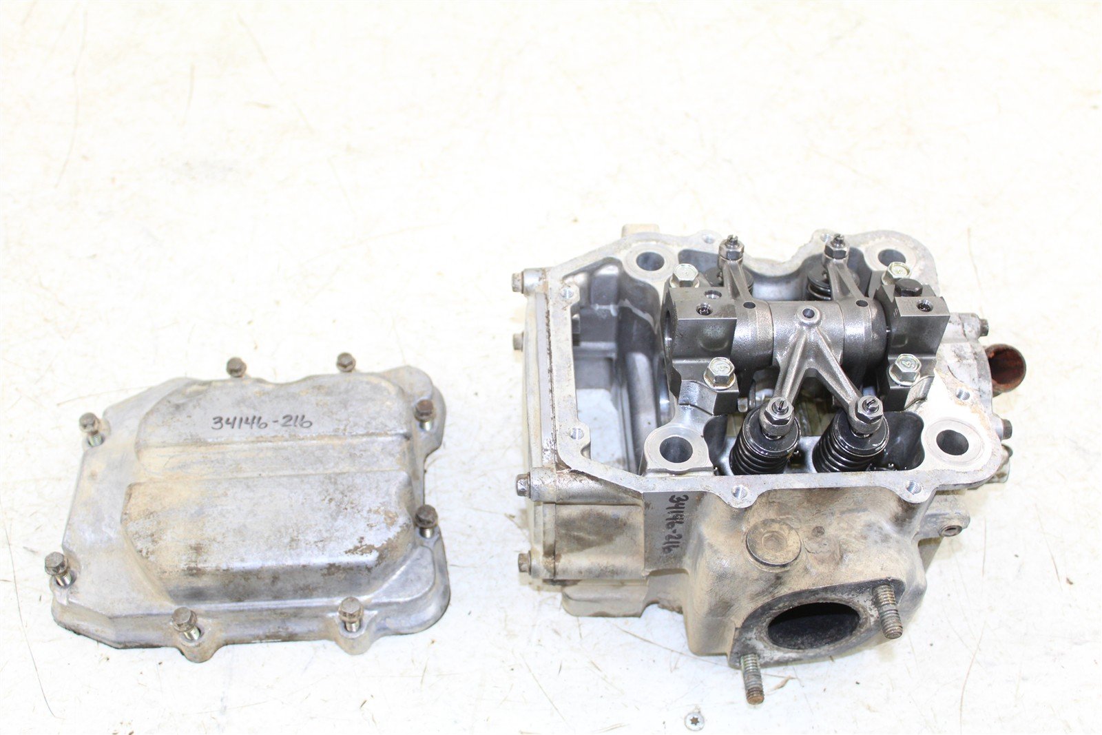 1999 Polaris Scrambler 500 4x4 Cylinder Head Valve Cover Intake Exhaust 34146