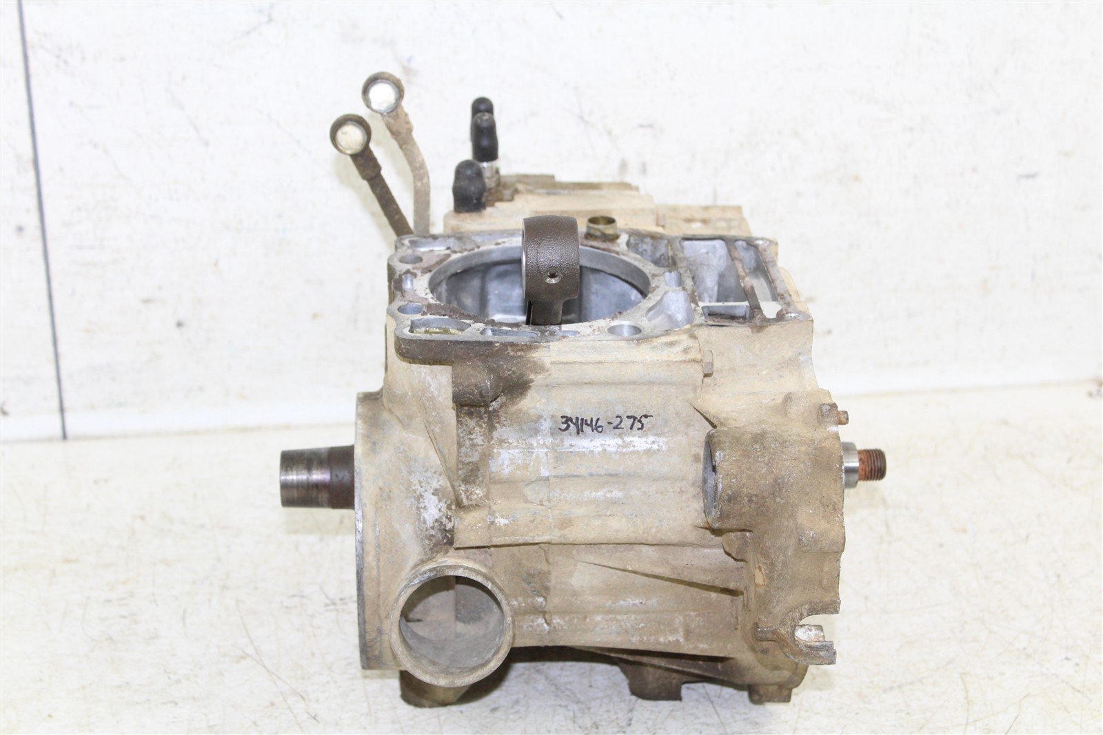 1999 Polaris Scrambler 500 4x4 Engine Bottom Lower End Cases Crankshaft 34146