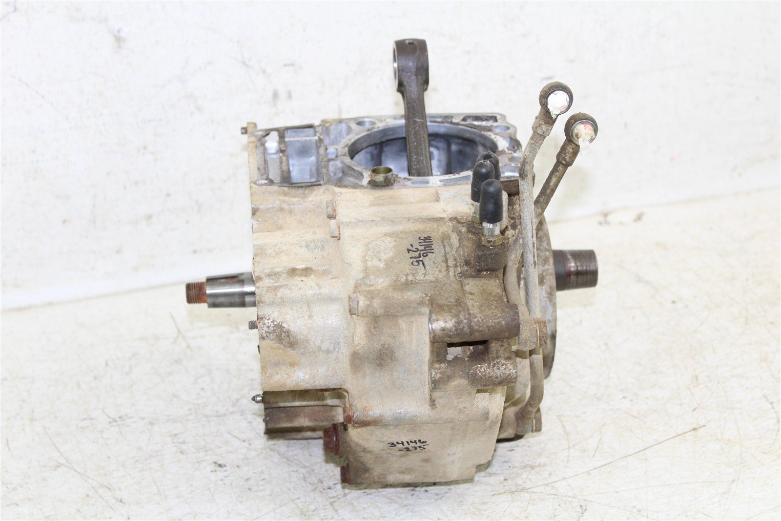 1999 Polaris Scrambler 500 4x4 Engine Bottom Lower End Cases Crankshaft 34146
