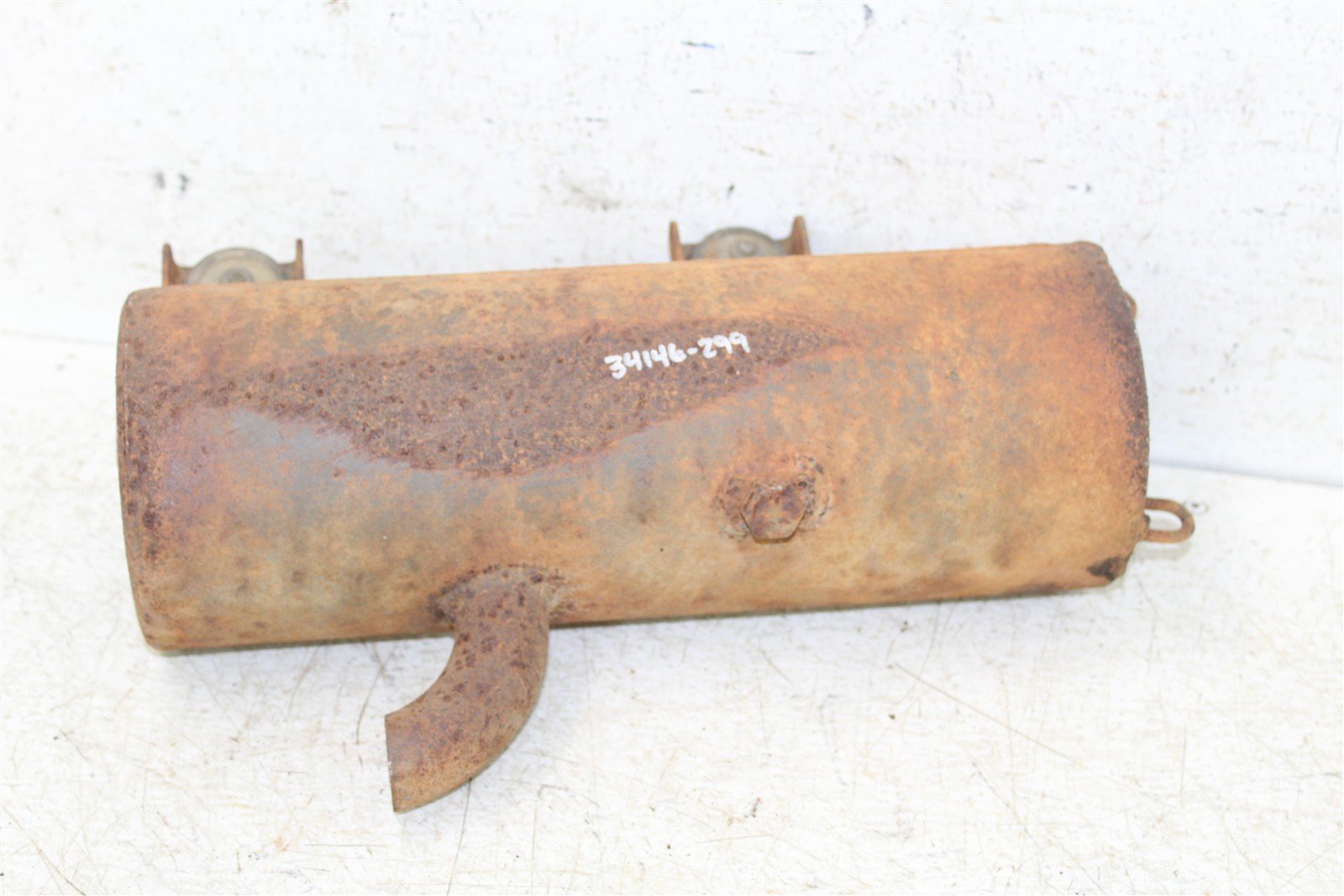 1999 Polaris Scrambler 500 4x4 Exhaust Head Pipe Silencer Muffler 34146