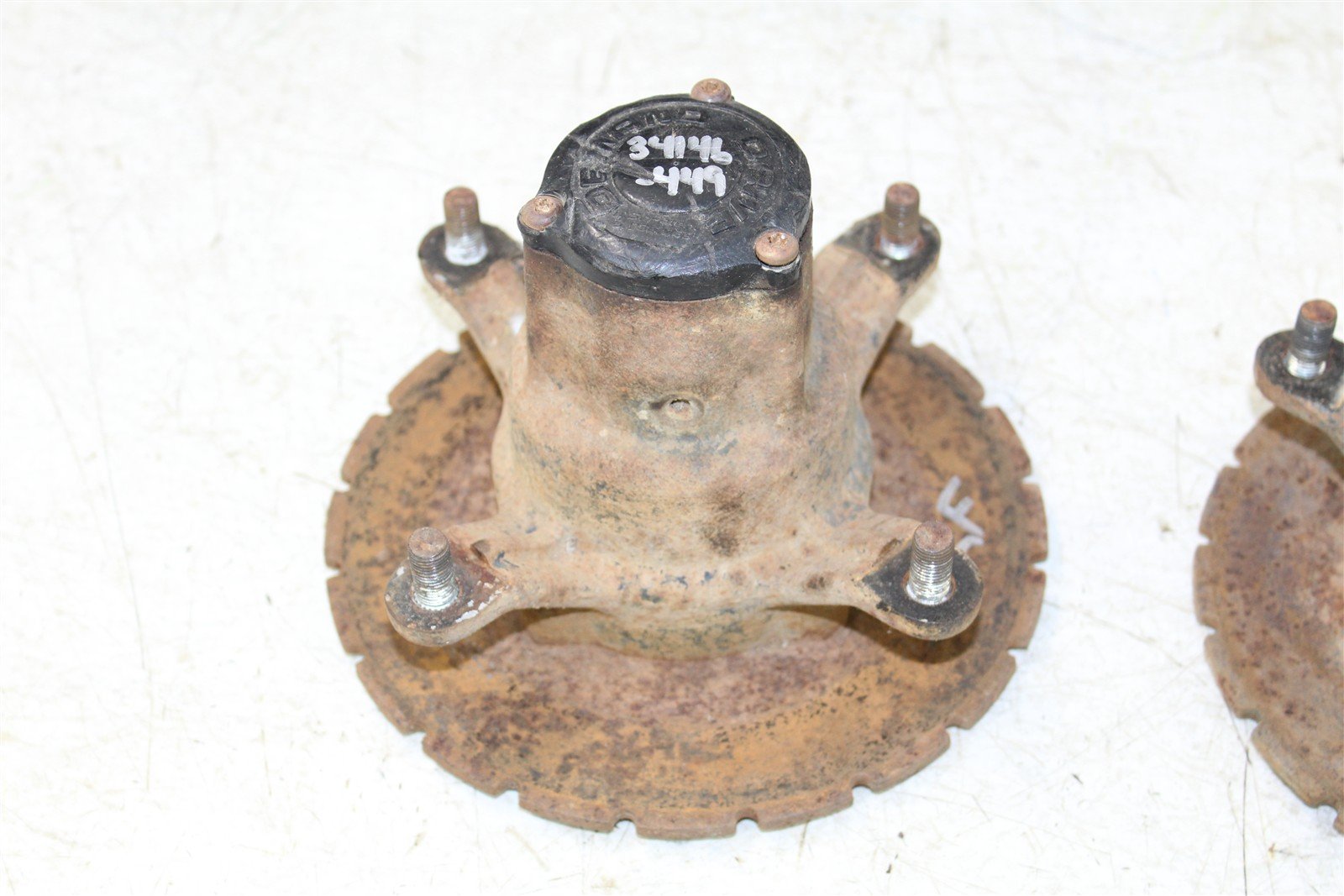 1999 Polaris Scrambler 500 4x4 Front Hubs Brake Rotors 34146