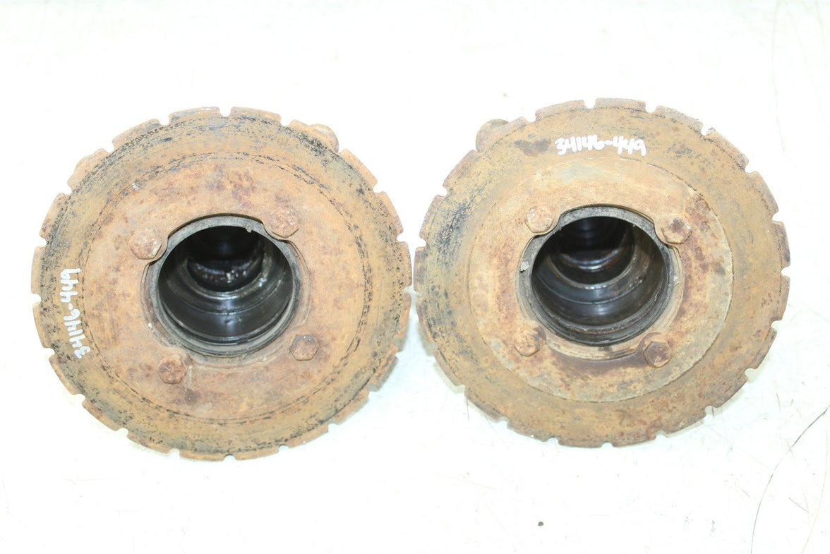 1999 Polaris Scrambler 500 4x4 Front Hubs Brake Rotors 34146