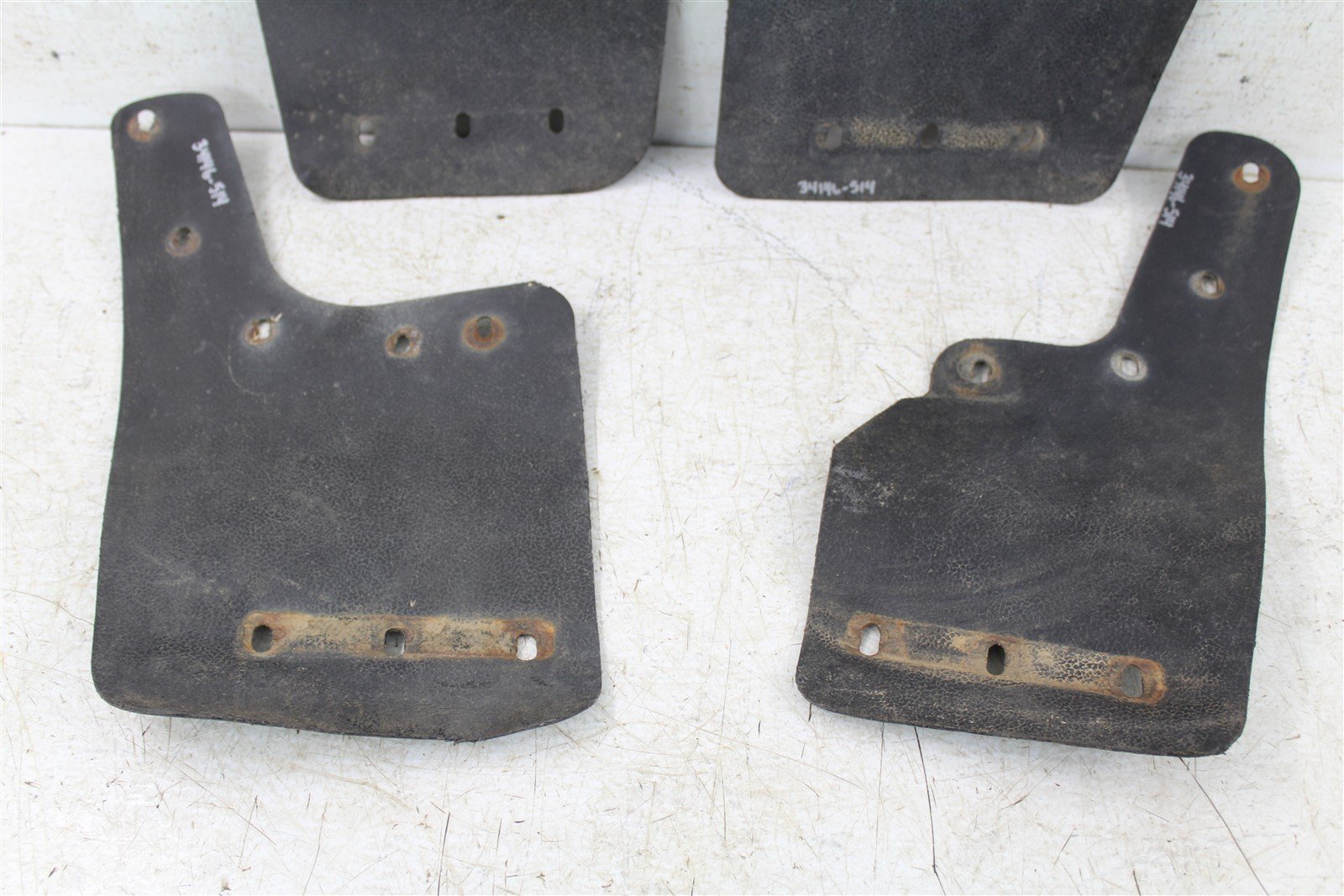 1999 Polaris Scrambler 500 4x4 Front & Rear Mud Flap Deflector Shield 34146
