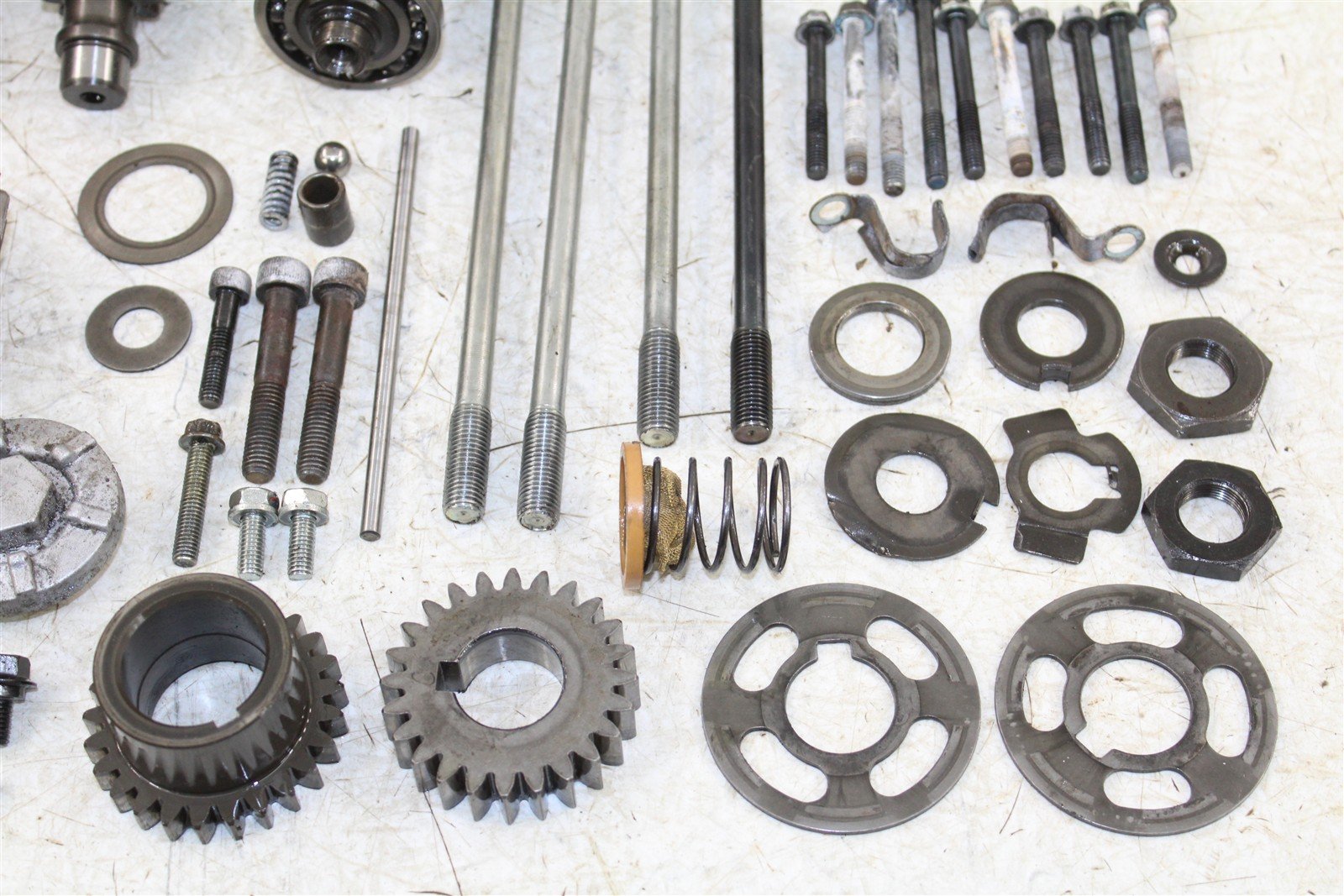 1987 Yamaha Warrior 350 Transmission Gears Shift Shaft Forks Drum 50109