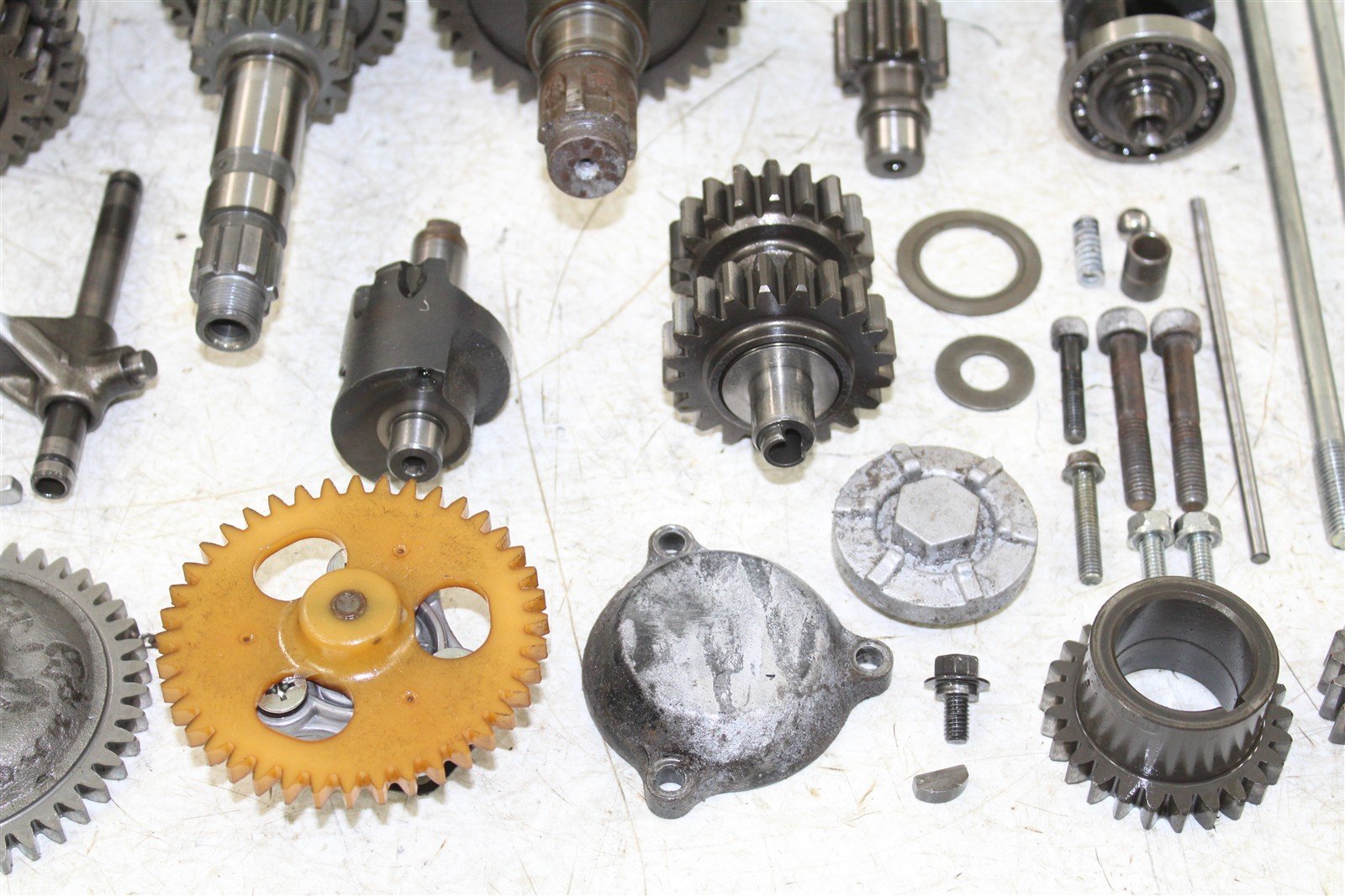 1987 Yamaha Warrior 350 Transmission Gears Shift Shaft Forks Drum 50109