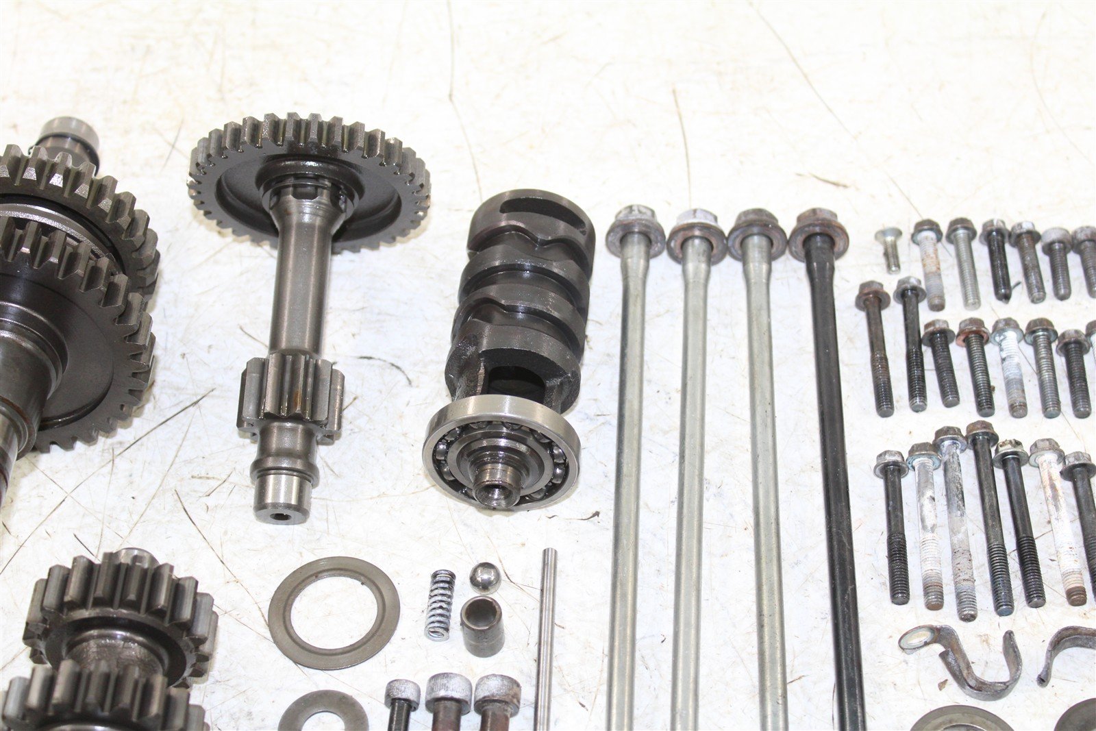 1987 Yamaha Warrior 350 Transmission Gears Shift Shaft Forks Drum 50109