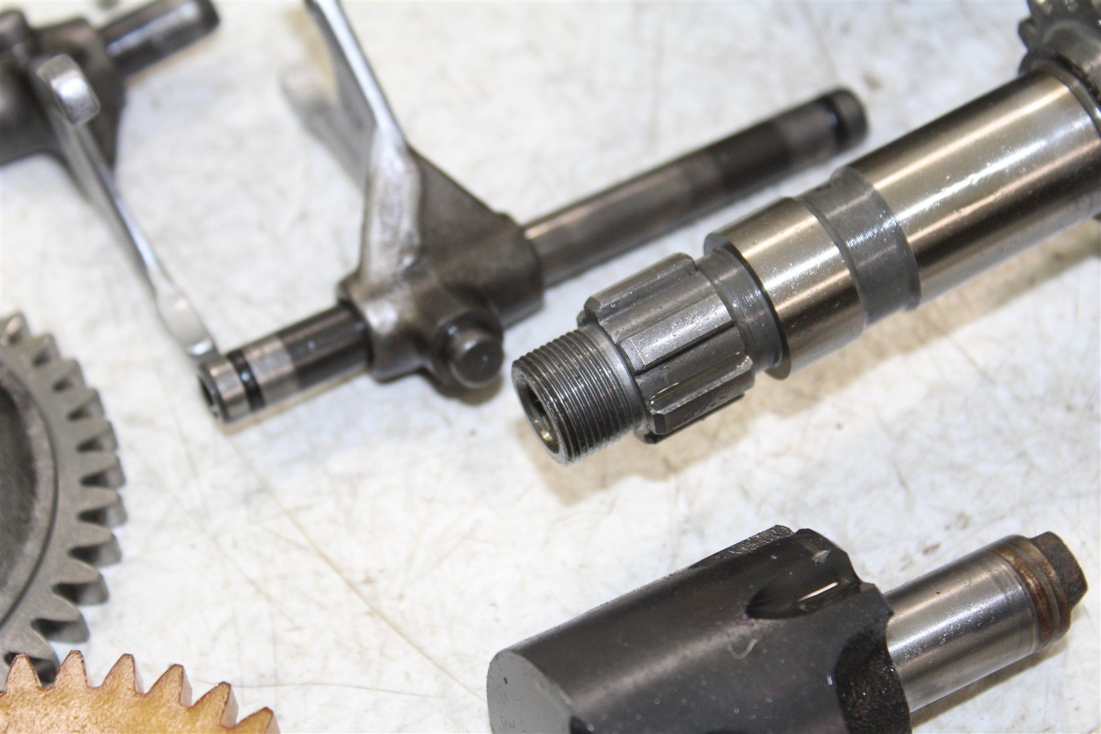 1987 Yamaha Warrior 350 Transmission Gears Shift Shaft Forks Drum 50109