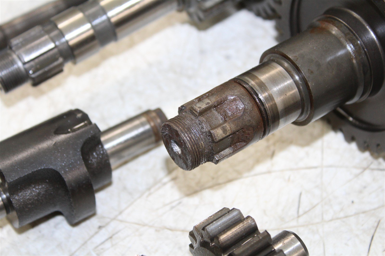 1987 Yamaha Warrior 350 Transmission Gears Shift Shaft Forks Drum 50109