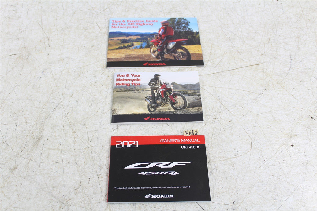 2021 Honda CRF 450RL Owners Manual 465G