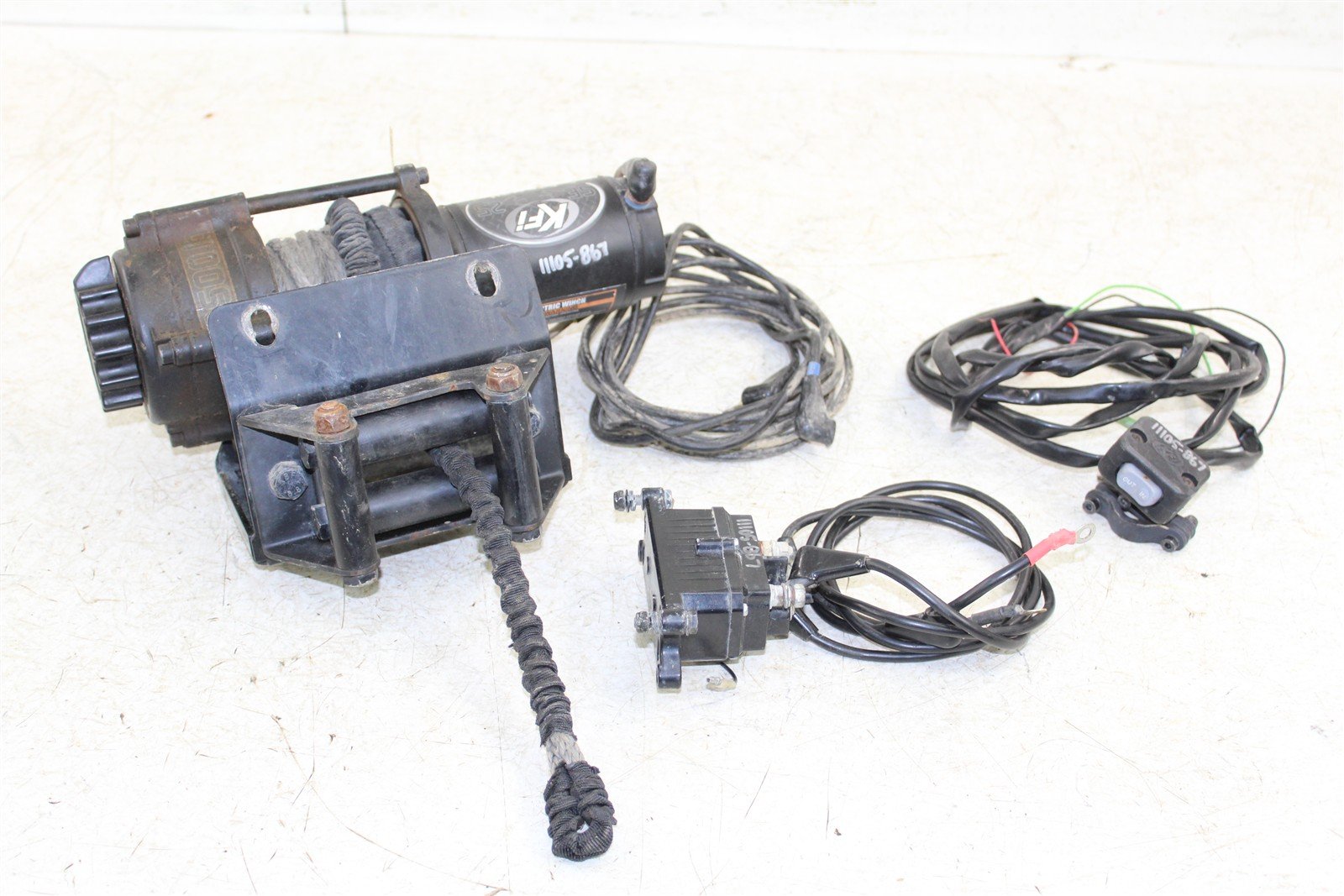 2023 Honda Foreman TRX 520 FM KFI 2500lb Winch Assembly w/ Mount 11105