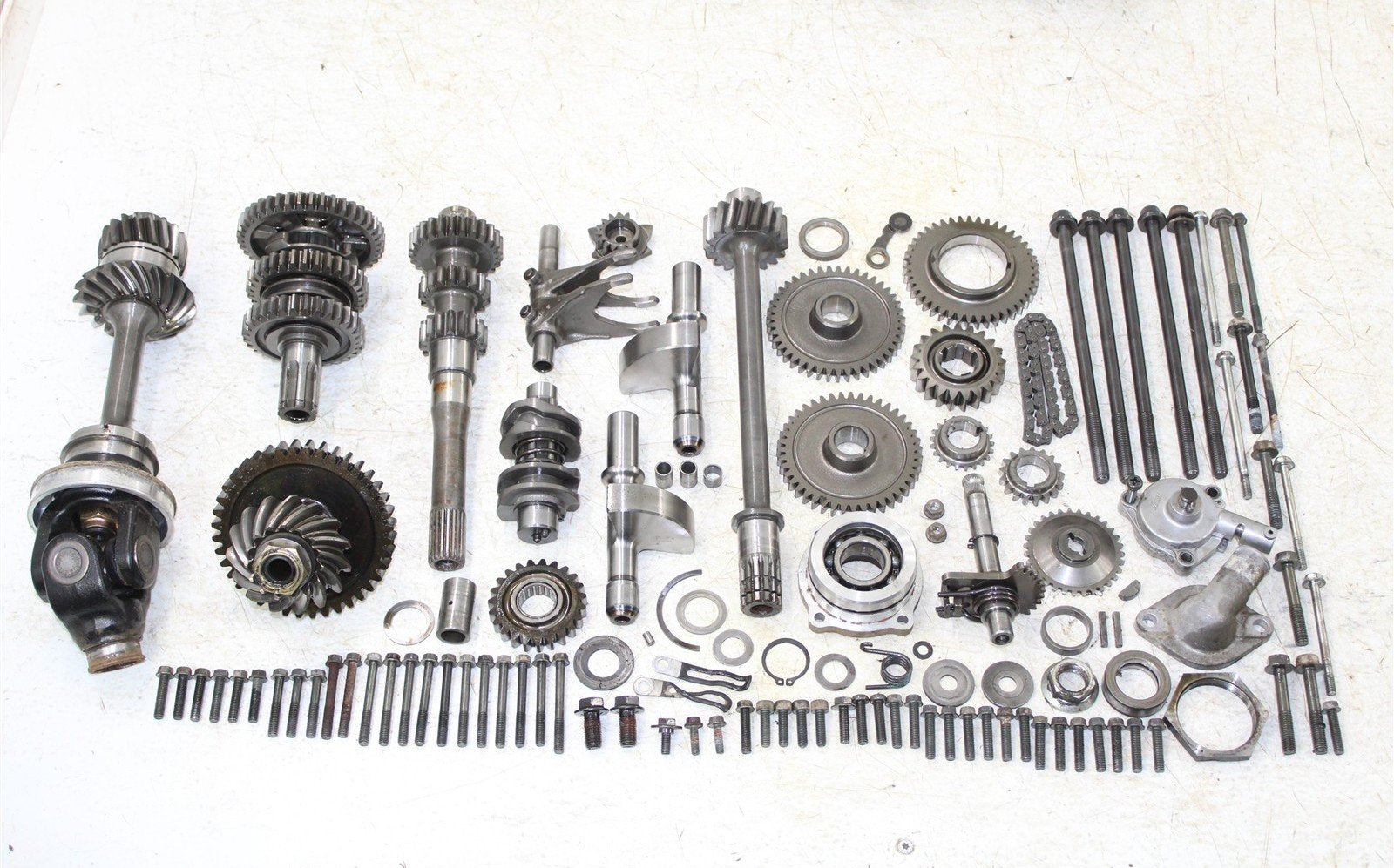 2006 Suzuki King Quad 700 4x4 Transmission Gears Shift Shaft Forks Drum 43054