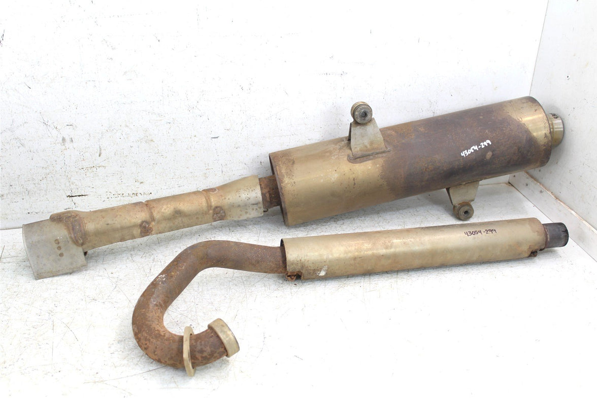 2006 Suzuki King Quad 700 4x4 Exhaust Head Pipe Silencer Muffler 43054