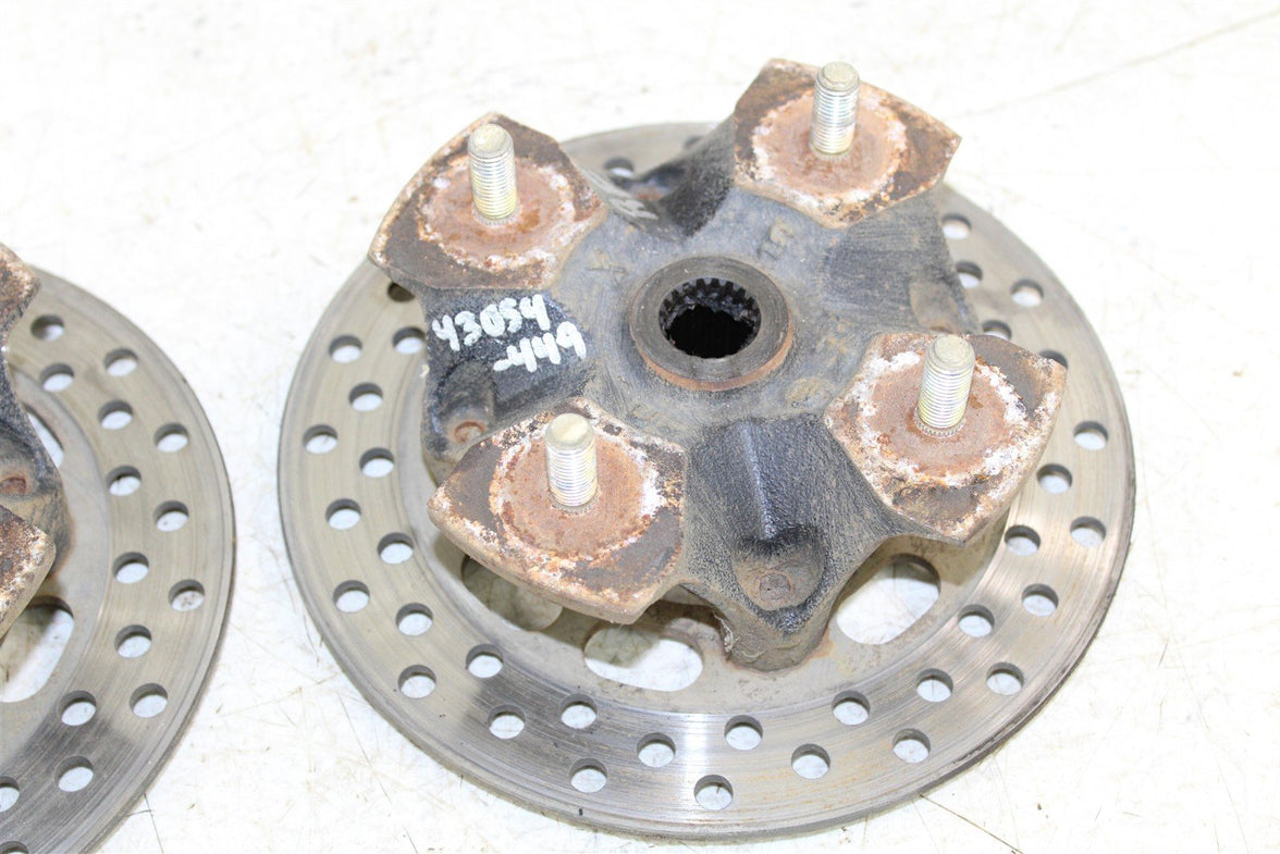 2006 Suzuki King Quad 700 4x4 Front Hubs Brake Rotors 43054