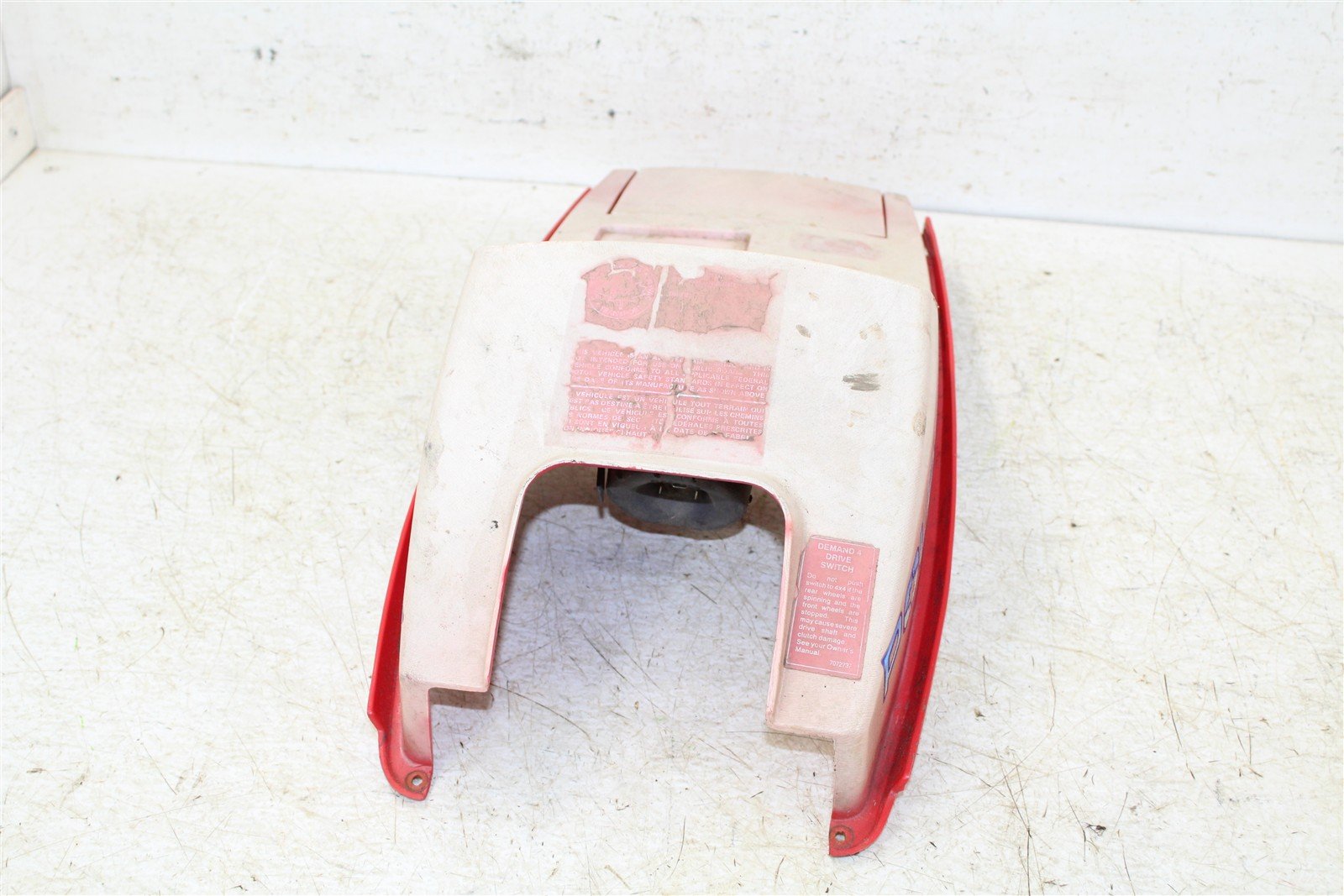 1994 Polaris 400L 4x4 Front Hood Plastic Fender w/ Upper Headlight Light 34147