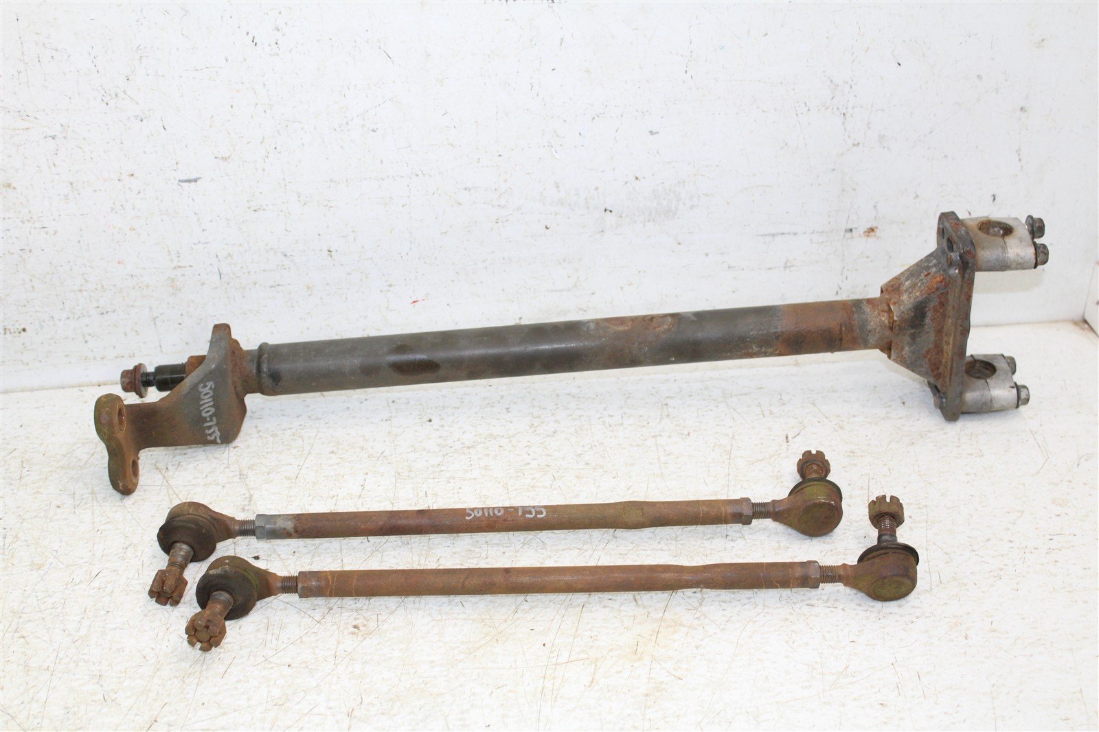 1991 Yamaha Big Bear 350 4x4 Steering Stem Shaft w/ Tie Rods 50110