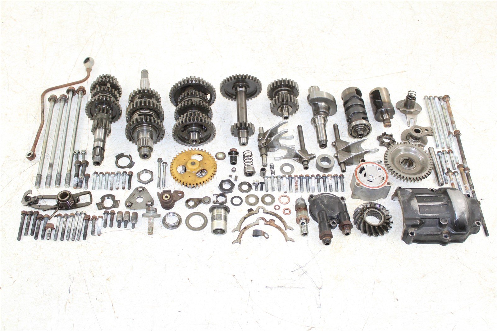 1991 Yamaha Big Bear 350 4x4 Transmission Gears Shift Shaft Forks Drum 50110