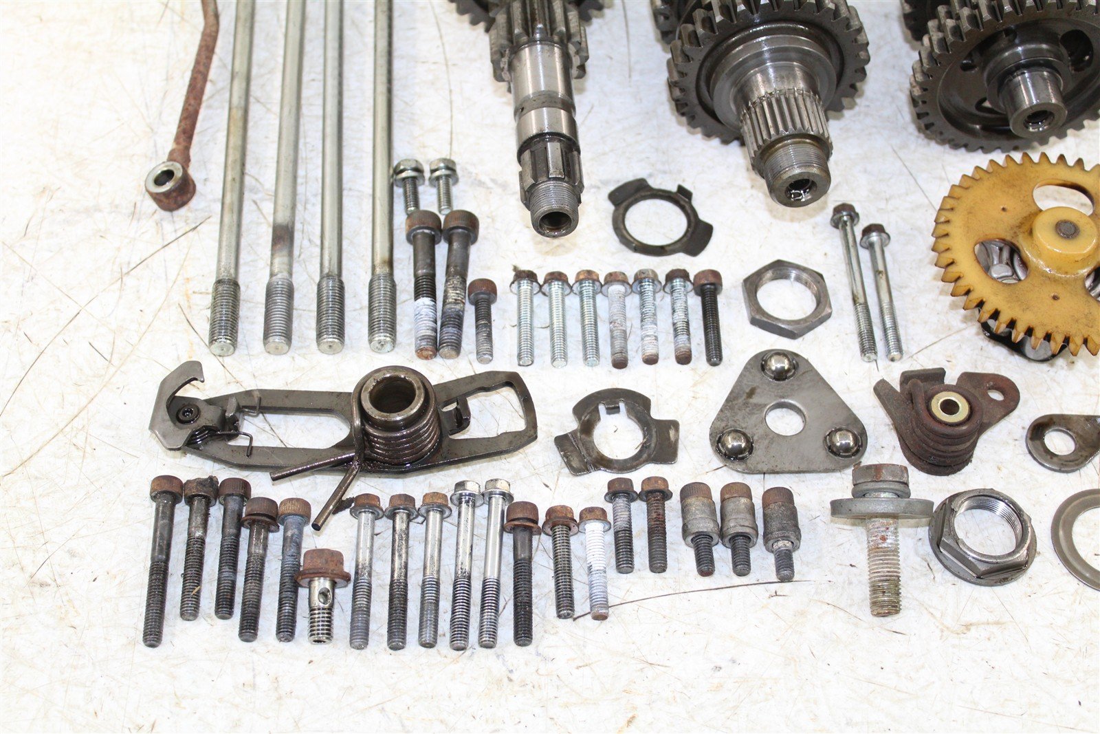 1991 Yamaha Big Bear 350 4x4 Transmission Gears Shift Shaft Forks Drum 50110