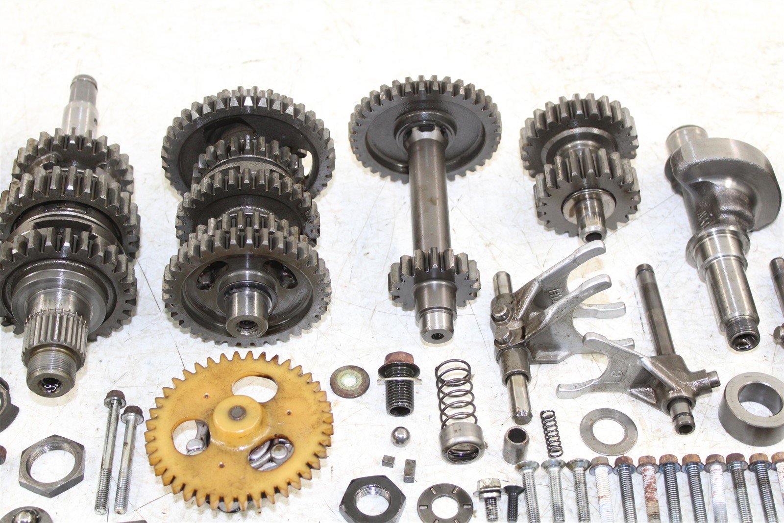 1991 Yamaha Big Bear 350 4x4 Transmission Gears Shift Shaft Forks Drum 50110