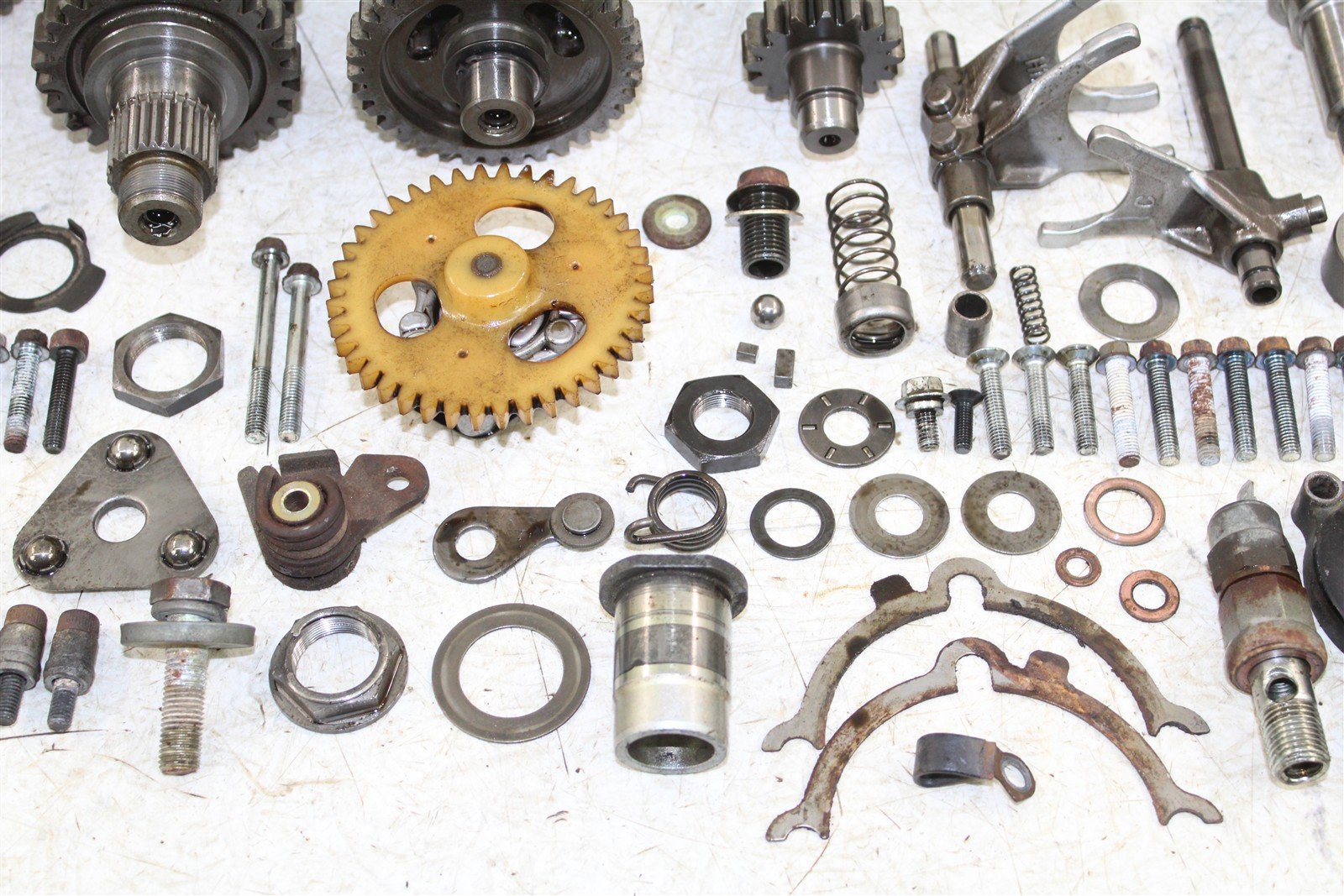 1991 Yamaha Big Bear 350 4x4 Transmission Gears Shift Shaft Forks Drum 50110