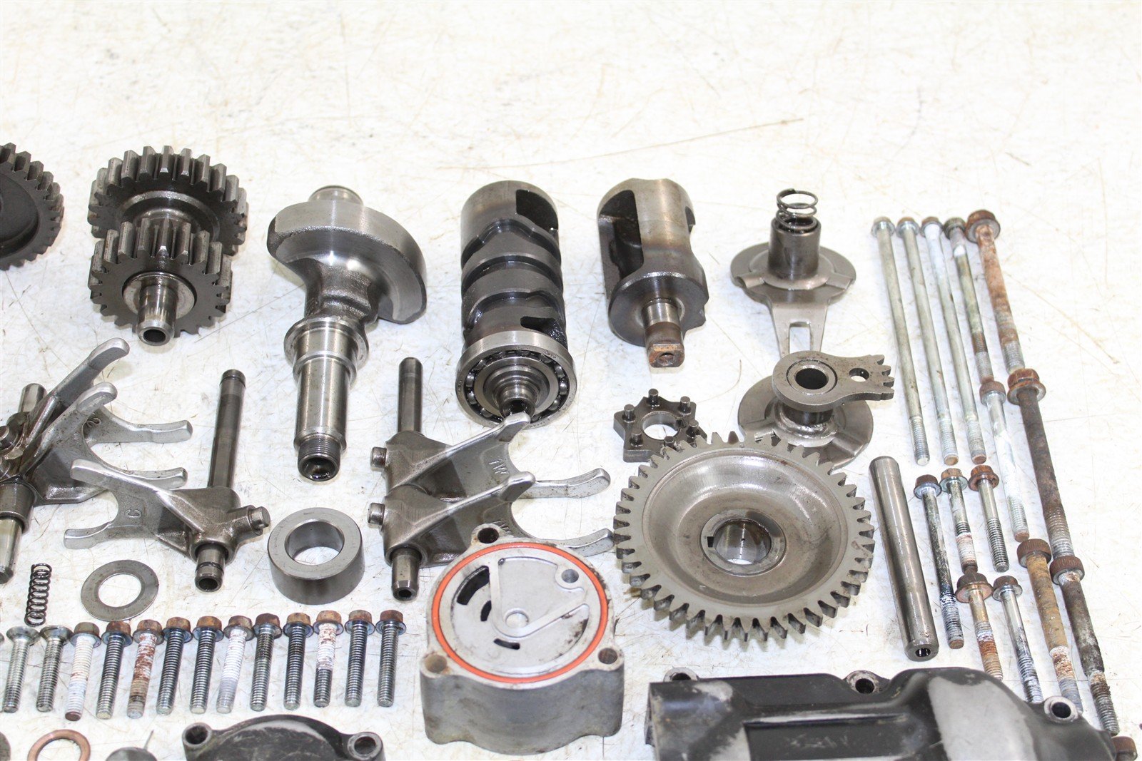 1991 Yamaha Big Bear 350 4x4 Transmission Gears Shift Shaft Forks Drum 50110
