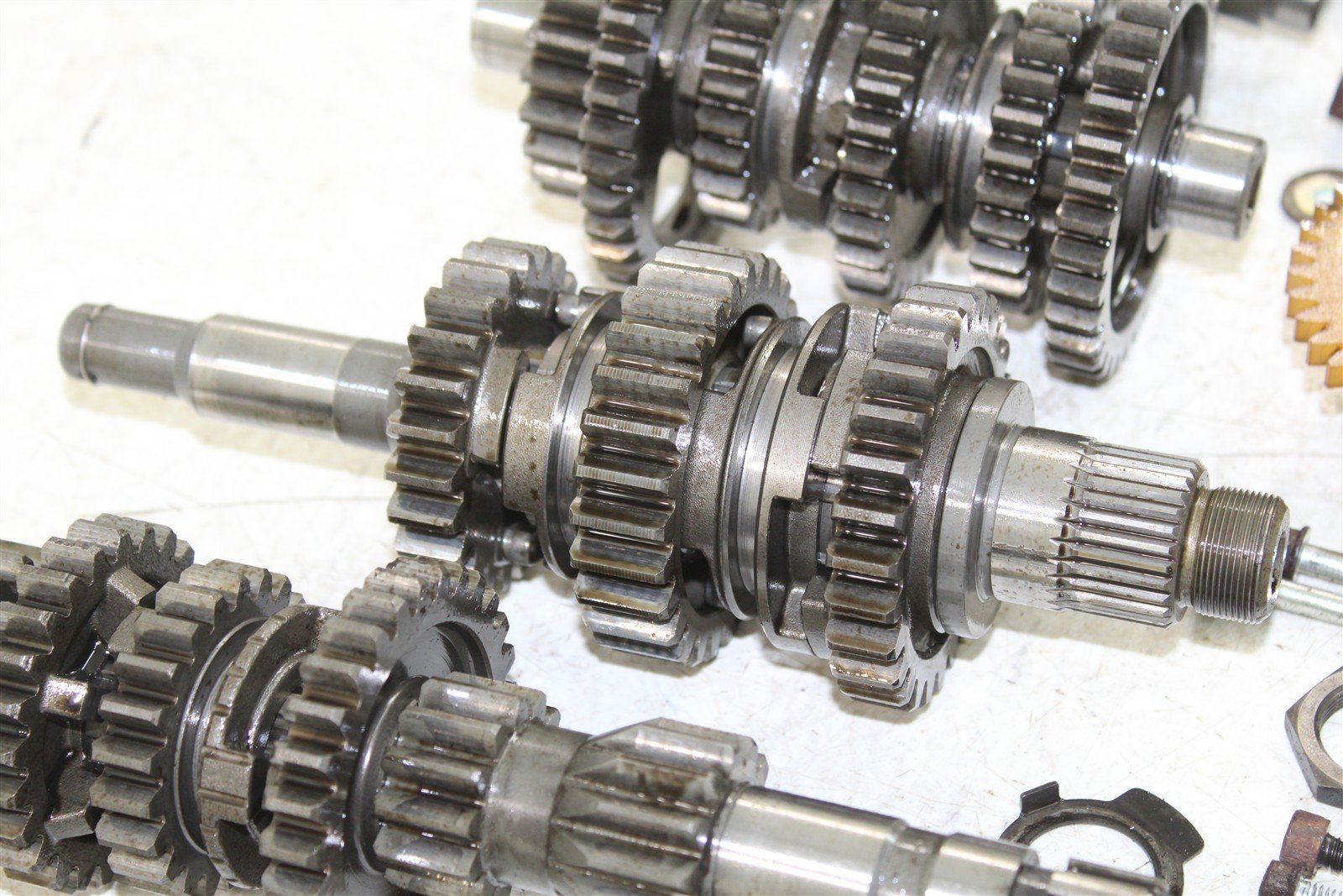 1991 Yamaha Big Bear 350 4x4 Transmission Gears Shift Shaft Forks Drum 50110