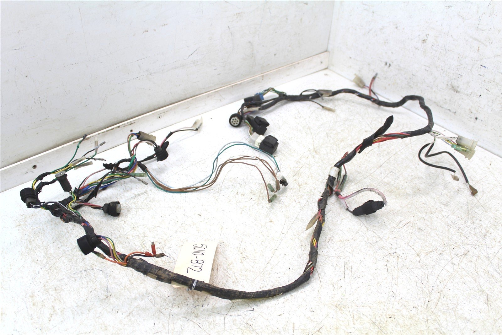 1991 Yamaha Big Bear 350 4x4 Wire Wiring Harness Loom 50110
