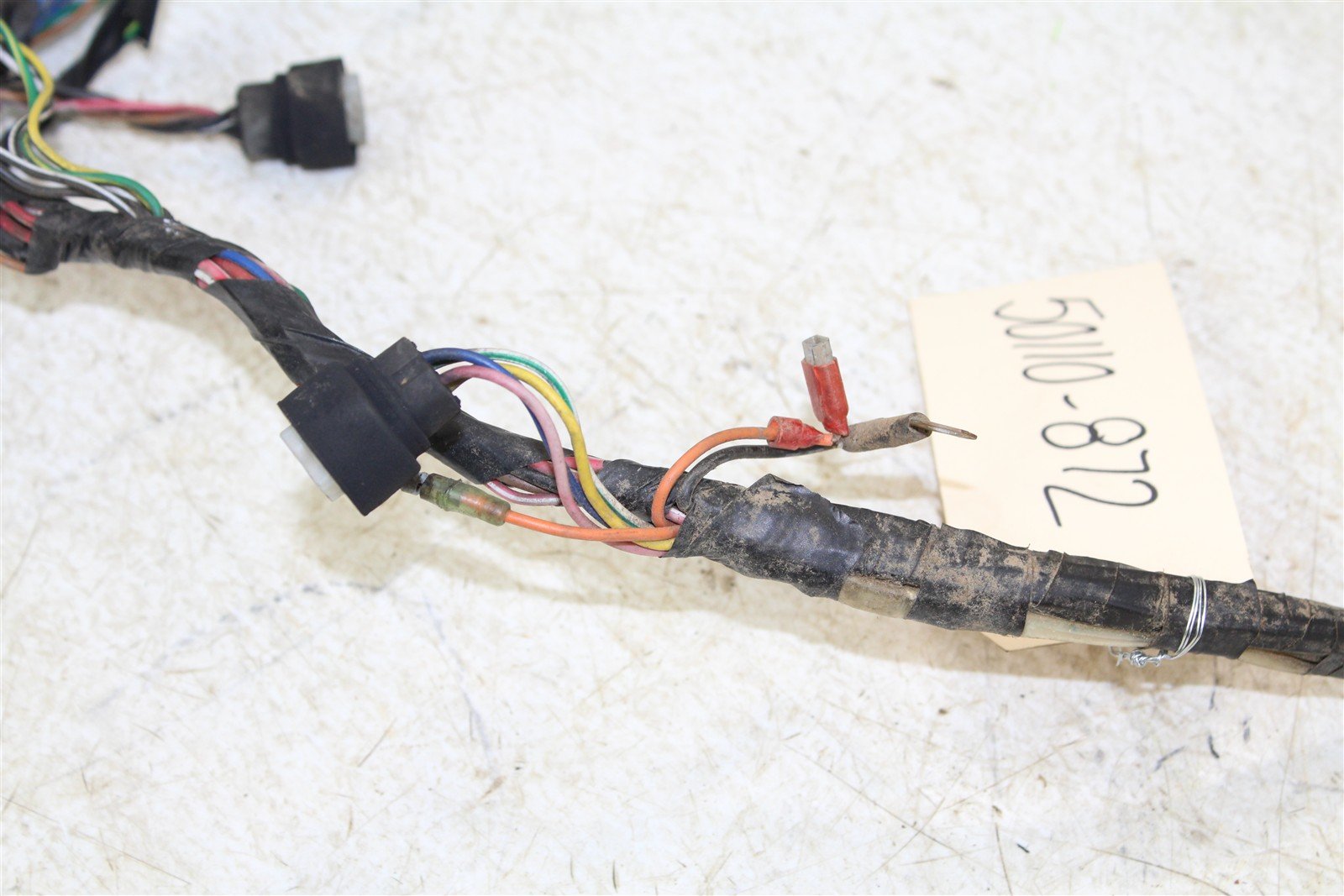 1991 Yamaha Big Bear 350 4x4 Wire Wiring Harness Loom 50110