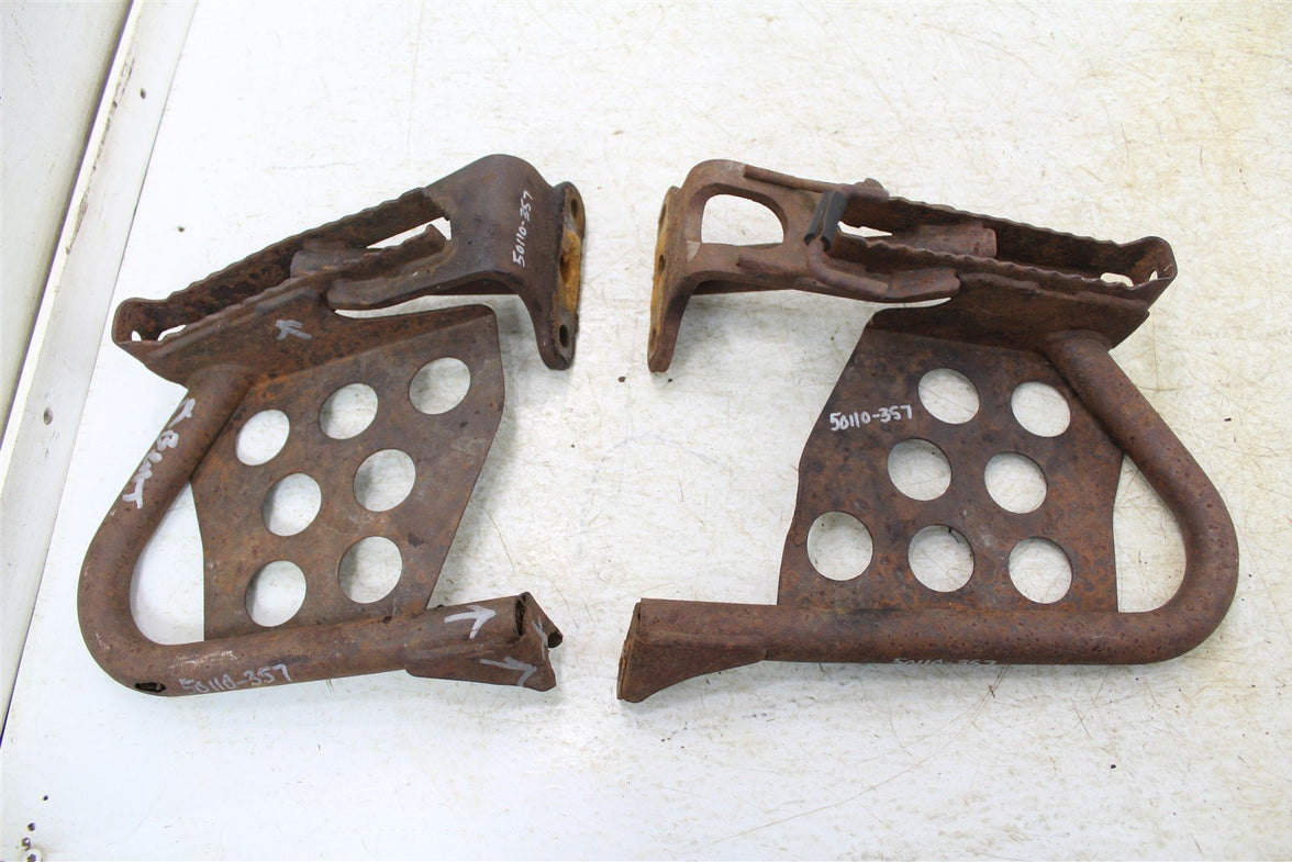 1991 Yamaha Big Bear 350 4x4 Foot Pegs Rests Set Left Right 50110