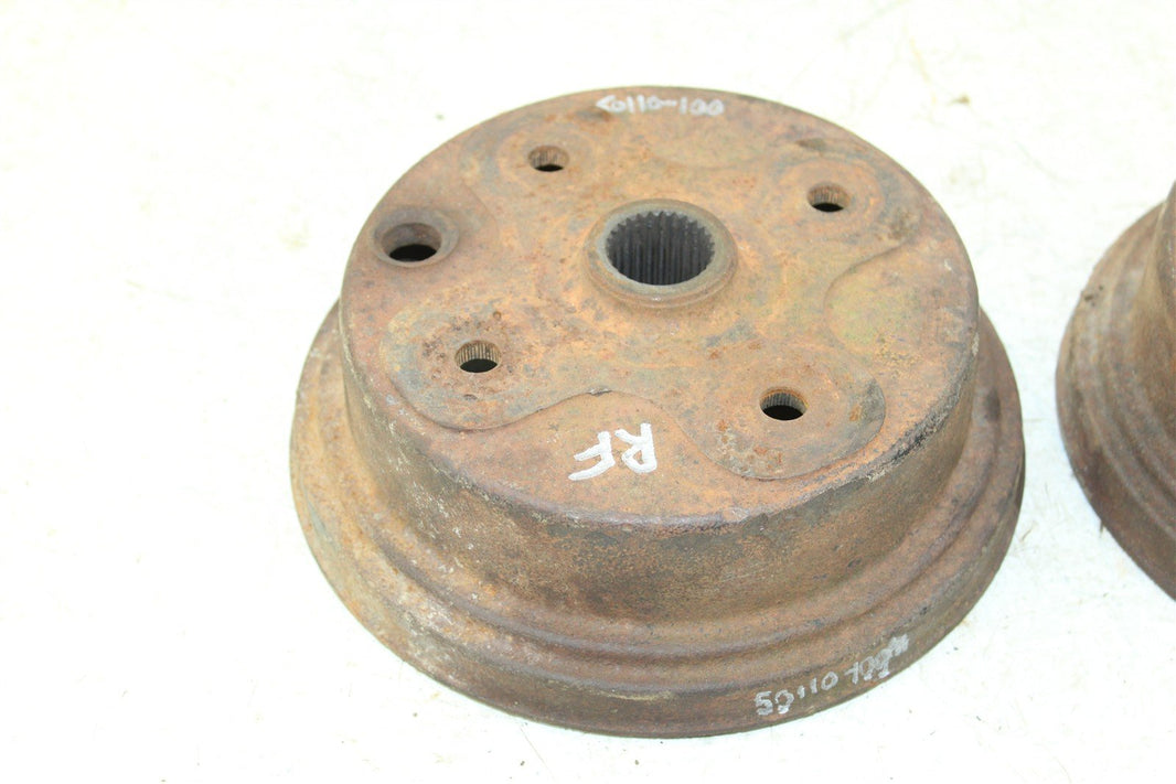 1991 Yamaha Big Bear 350 4x4 Front Brake Drums Hubs 50110