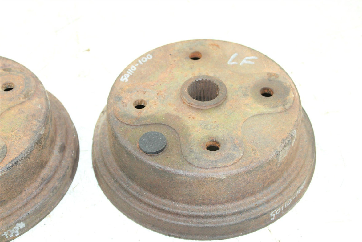 1991 Yamaha Big Bear 350 4x4 Front Brake Drums Hubs 50110