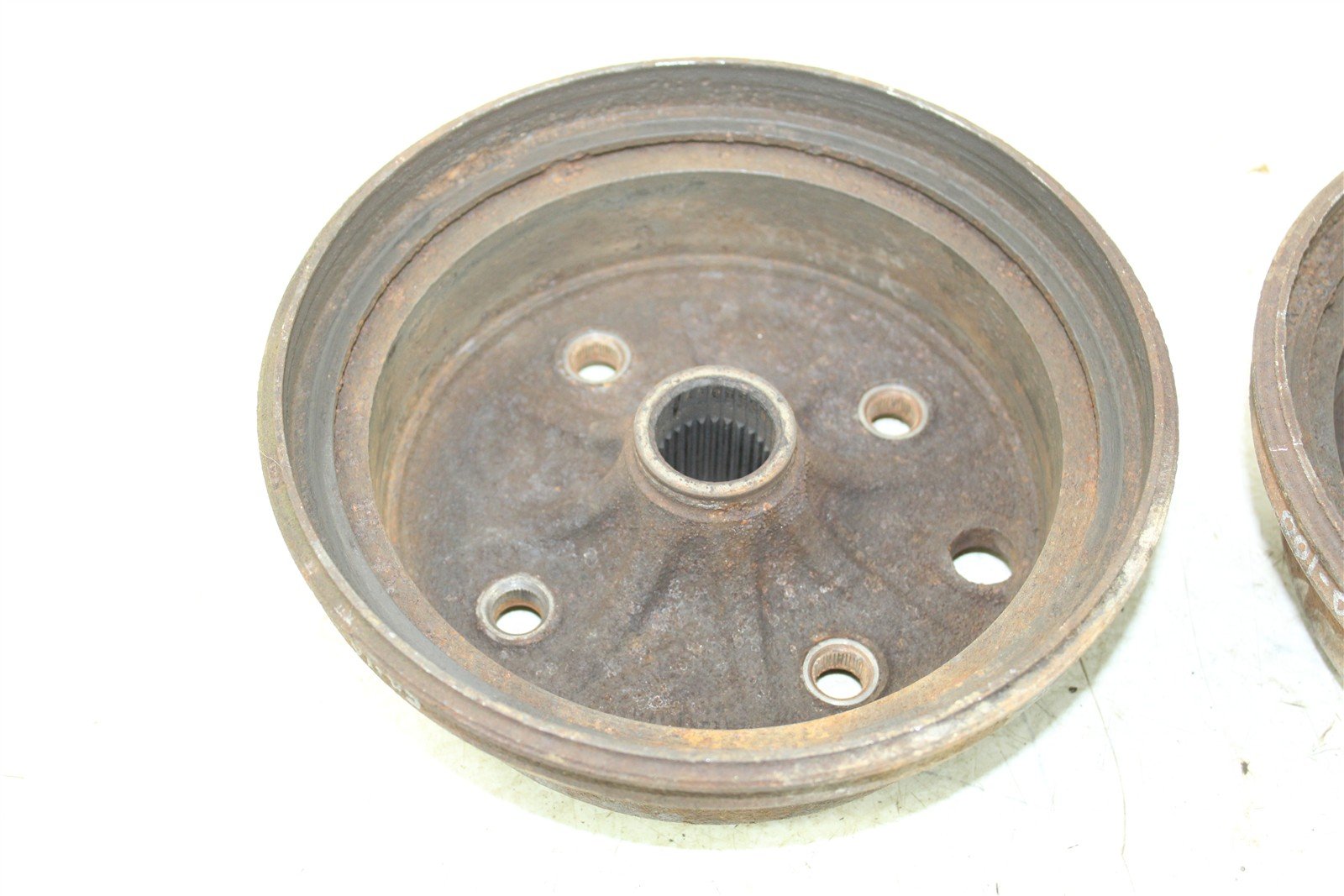 1991 Yamaha Big Bear 350 4x4 Front Brake Drums Hubs 50110