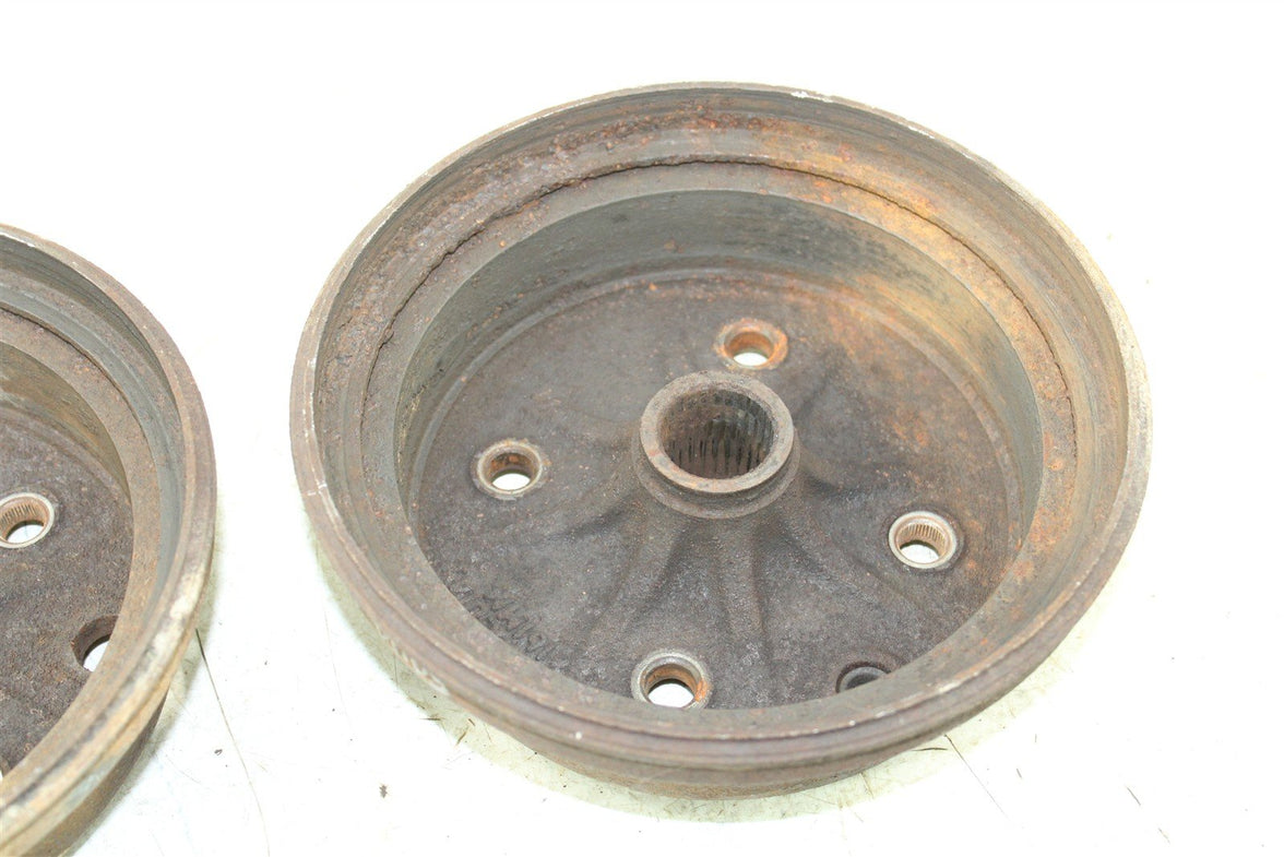 1991 Yamaha Big Bear 350 4x4 Front Brake Drums Hubs 50110