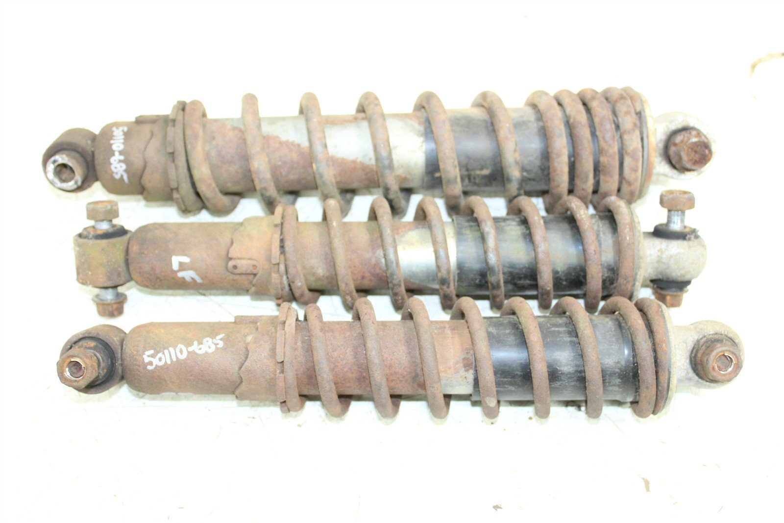 1991 Yamaha Big Bear 350 4x4 Front & Rear Shocks Spring Absorber 50110