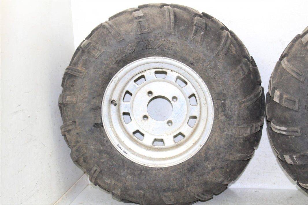 2006 Kawasaki Brute Force 750 4x4 Rear Wheel Set 12x7.5 Rims 24055
