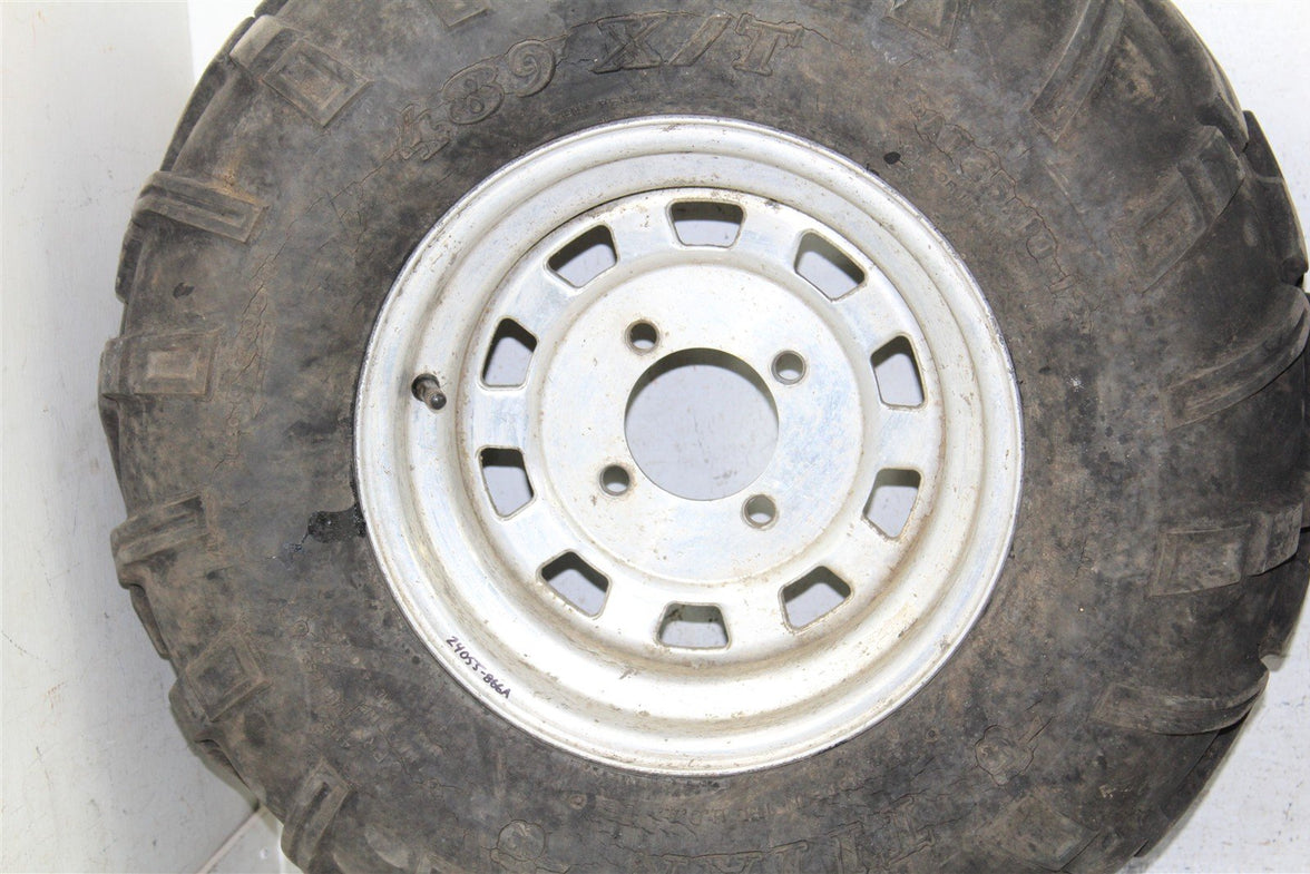 2006 Kawasaki Brute Force 750 4x4 Rear Wheel Set 12x7.5 Rims 24055