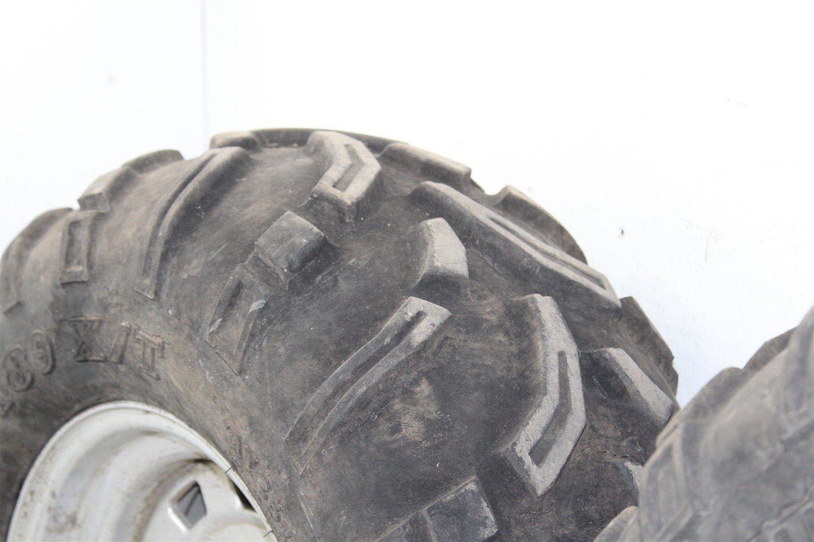 2006 Kawasaki Brute Force 750 4x4 Rear Wheel Set 12x7.5 Rims 24055