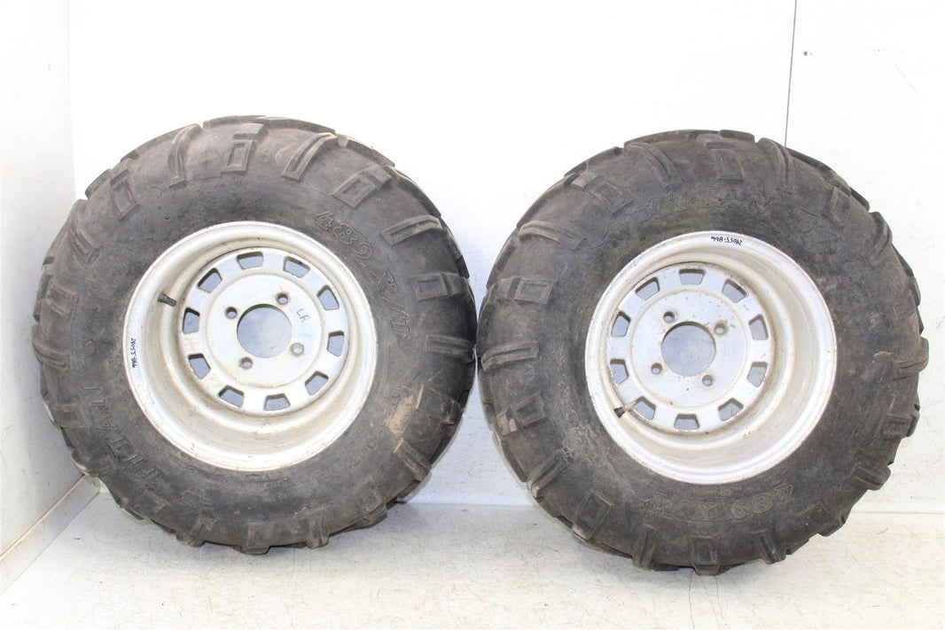 2006 Kawasaki Brute Force 750 4x4 Rear Wheel Set Rims WIDE OFFSET 24055