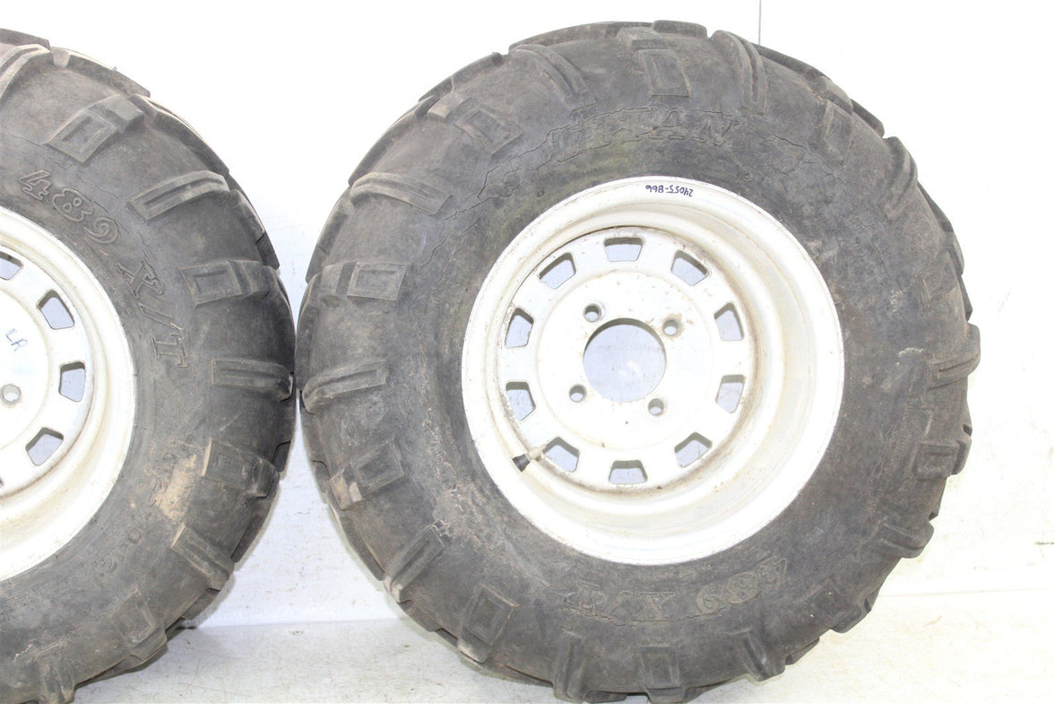 2006 Kawasaki Brute Force 750 4x4 Rear Wheel Set Rims WIDE OFFSET 24055