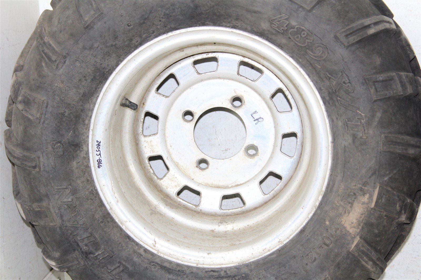 2006 Kawasaki Brute Force 750 4x4 Rear Wheel Set Rims WIDE OFFSET 24055