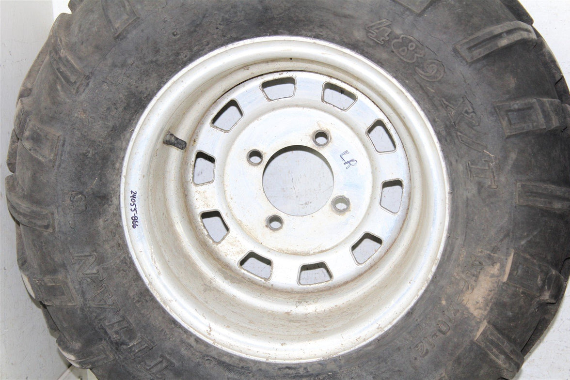 2006 Kawasaki Brute Force 750 4x4 Rear Wheel Set Rims WIDE OFFSET 24055